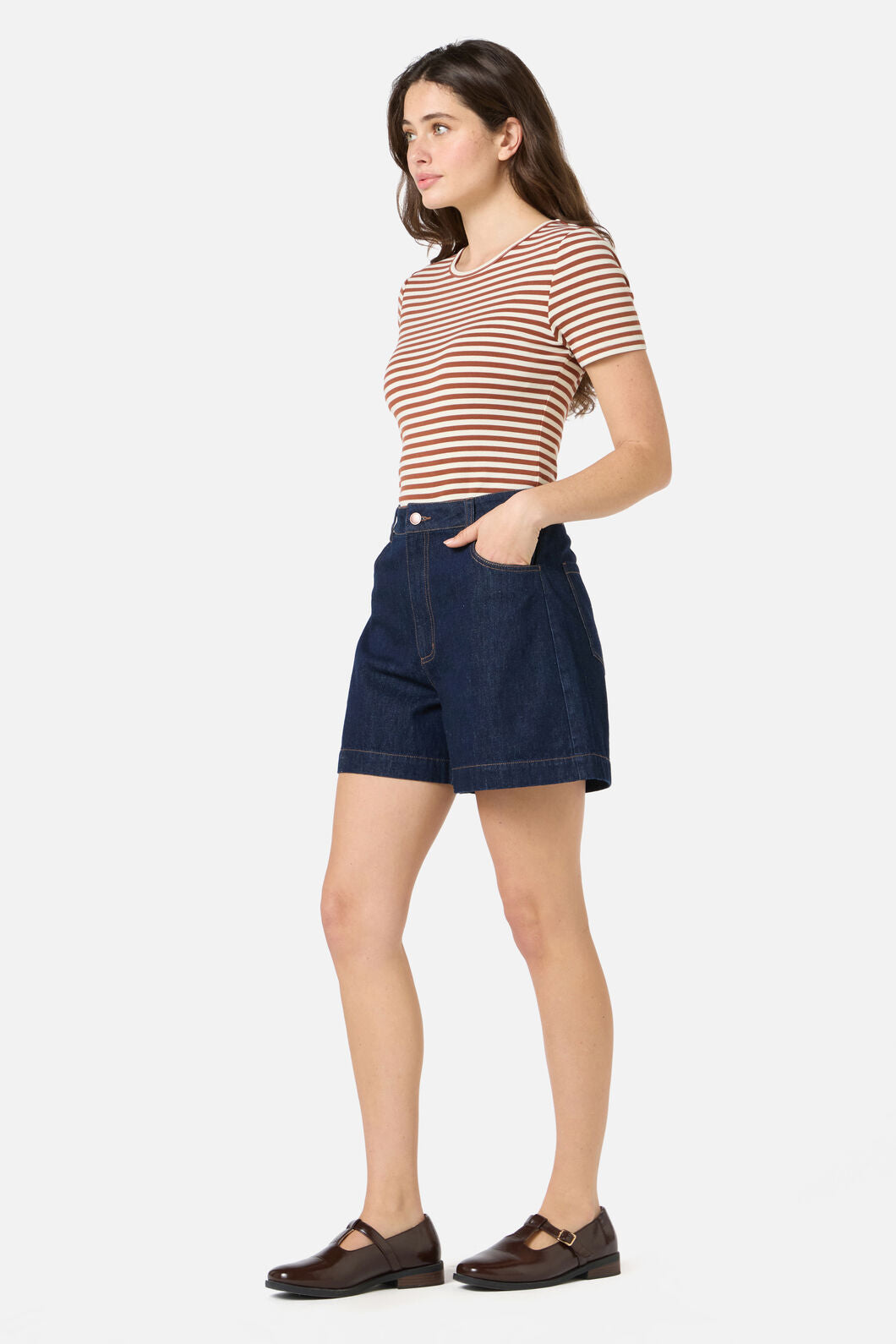 Princess Highway - Jillian Denim Short - dark-denim