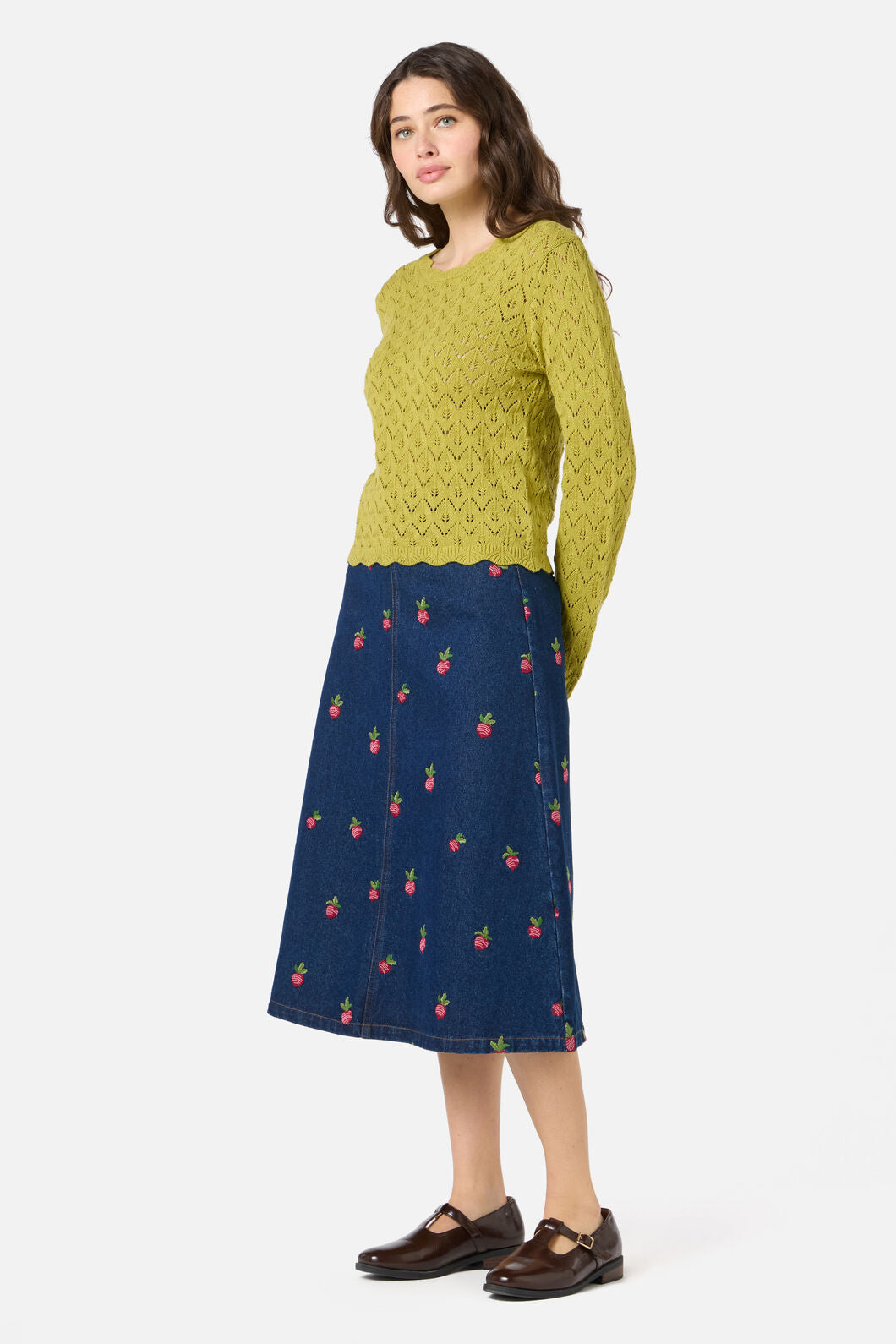 Princess Highway - Spring Pointelle Knit - green