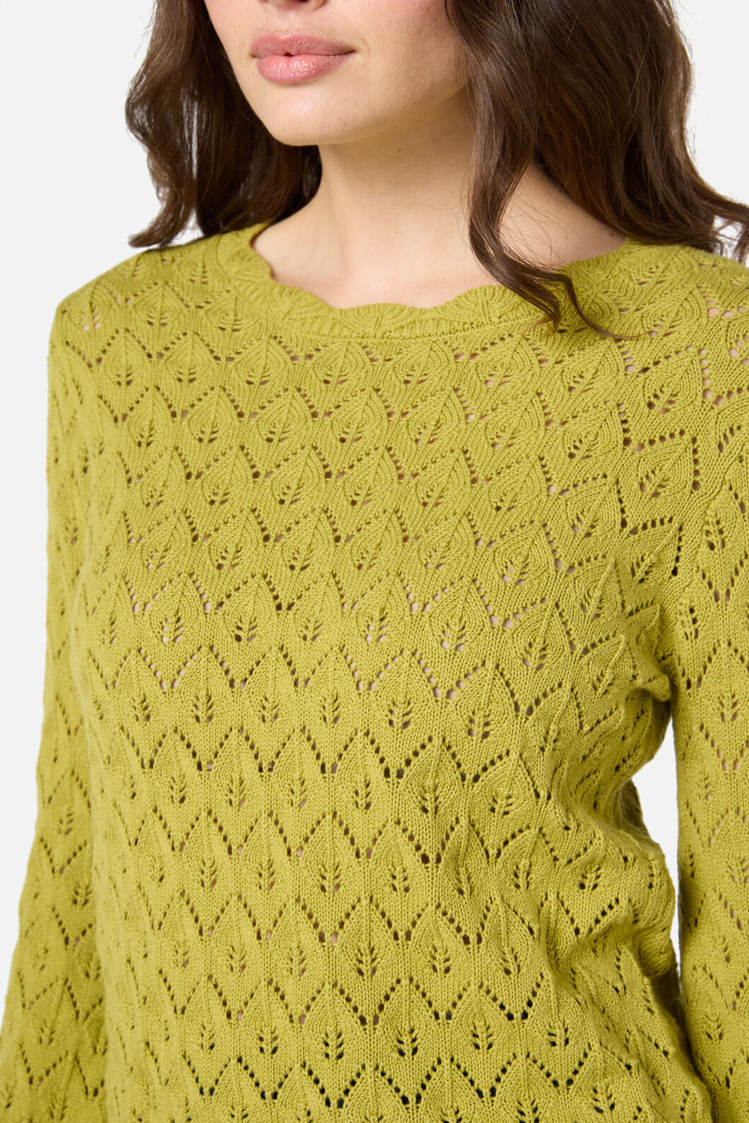 Princess Highway - Spring Pointelle Knit - green