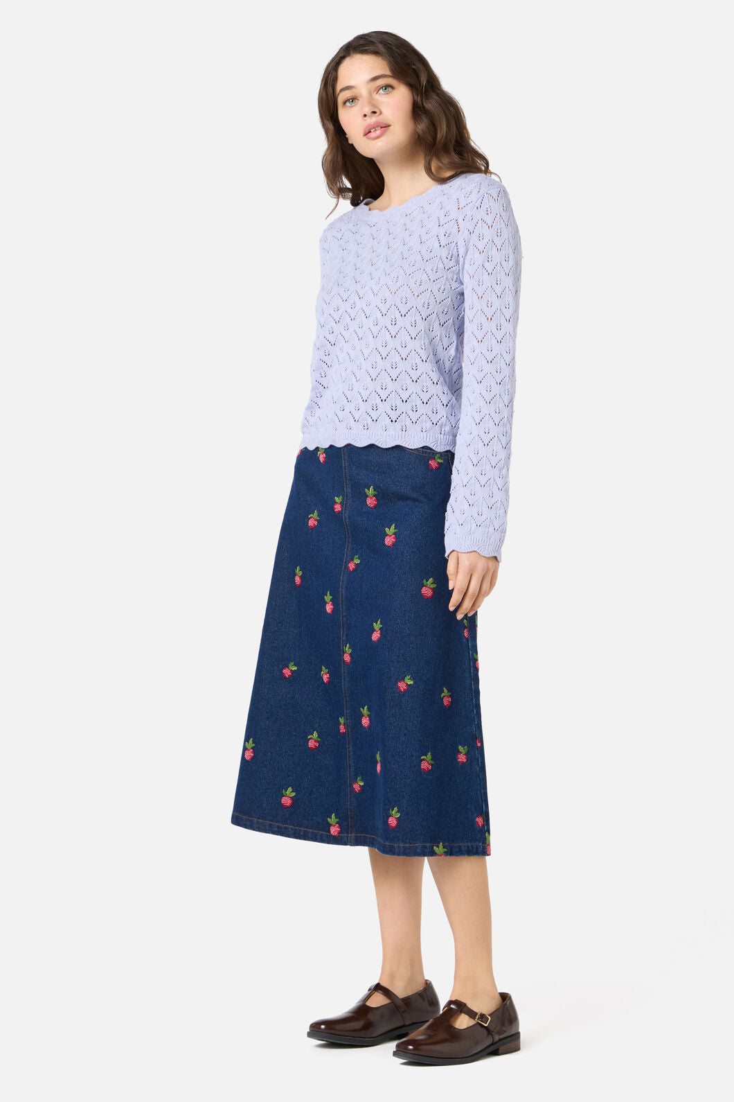 Princess Highway - Spring Pointelle Knit - lilac