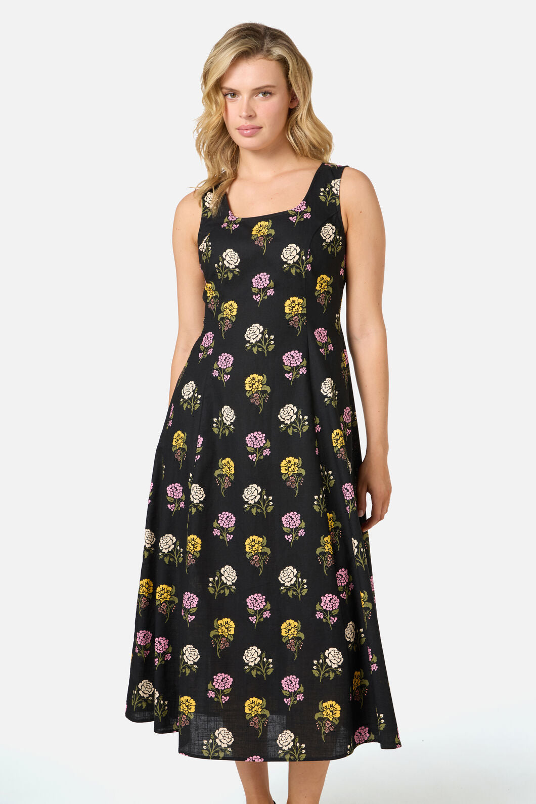 Princess Highway - Astrid Rose Midi Dress - black