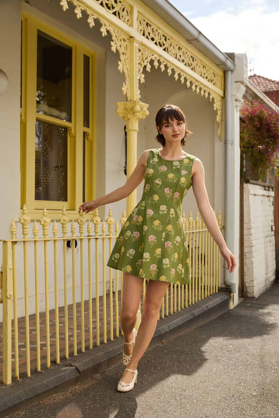 Princess Highway - Astrid Rose Mini Dress - green