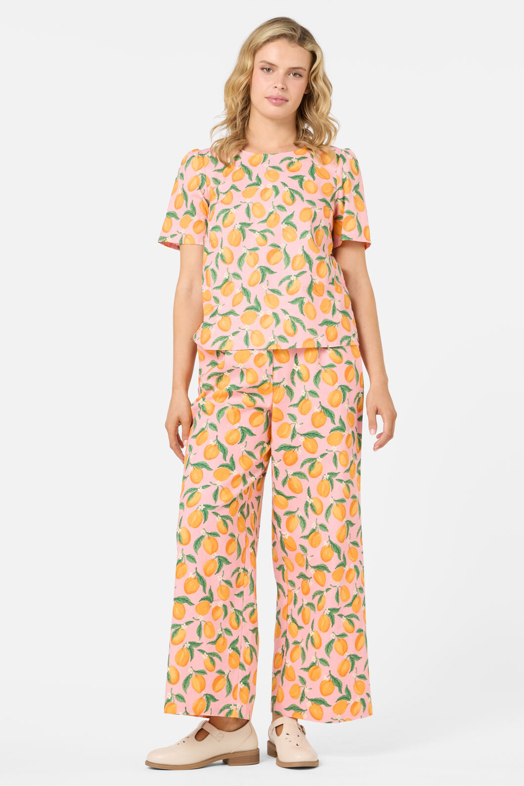 Princess Highway - Apricots Short Sleeve Top - pink