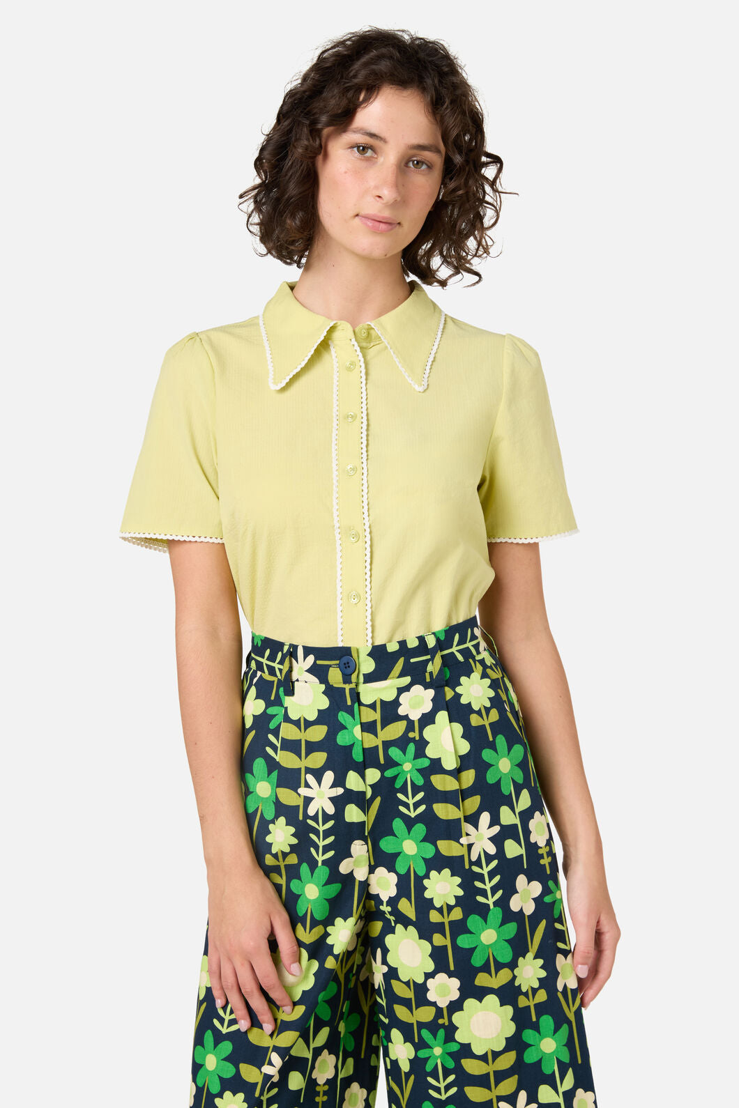 Lucy Retro Short Sleeve Blouse – Dangerfield