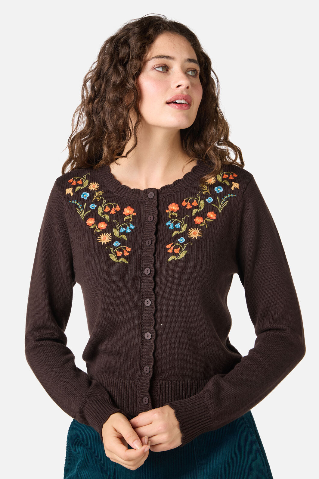 Forest Flora Embroidered Cardigan – Dangerfield