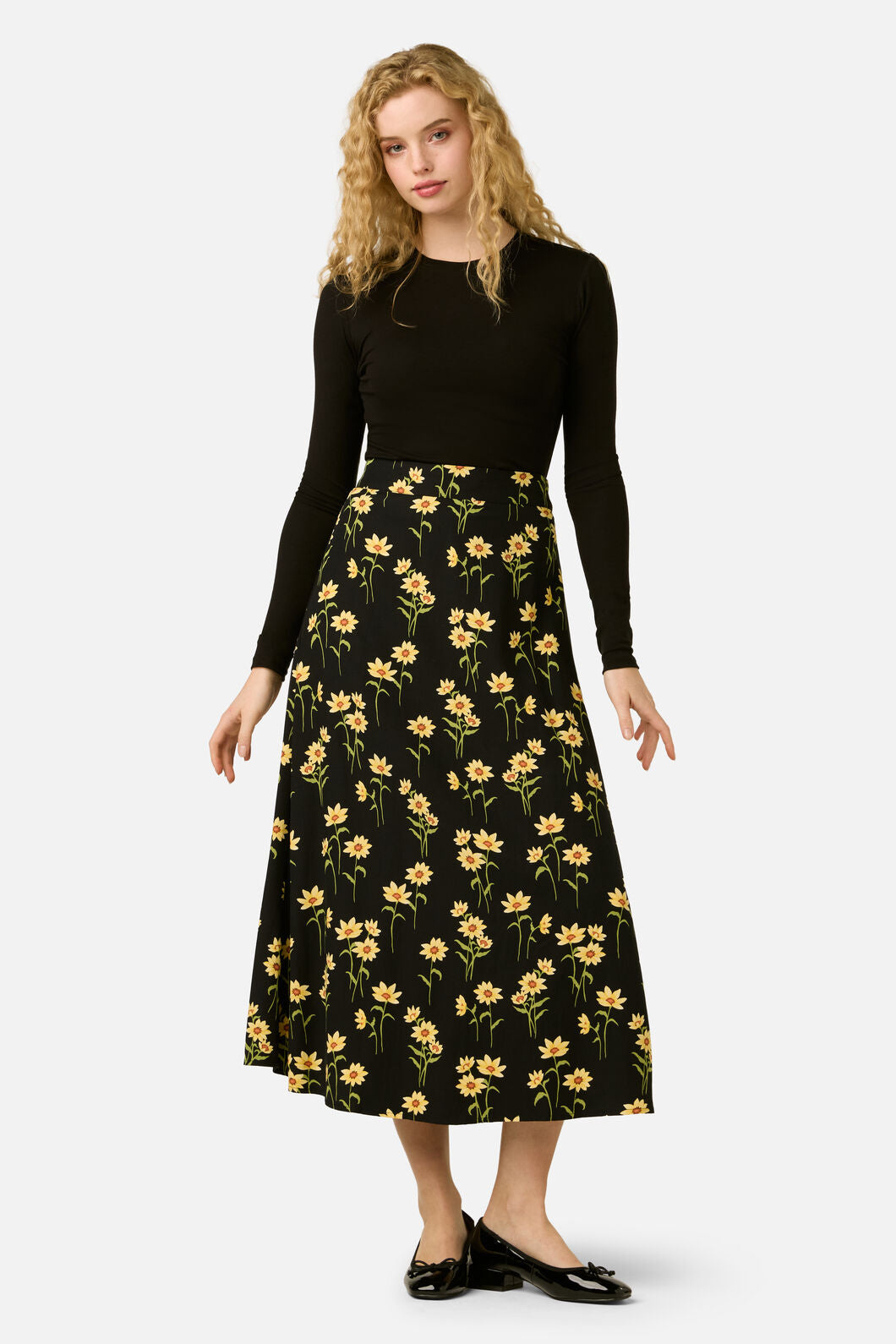 Goldie Daisy Midi Skirt – Dangerfield