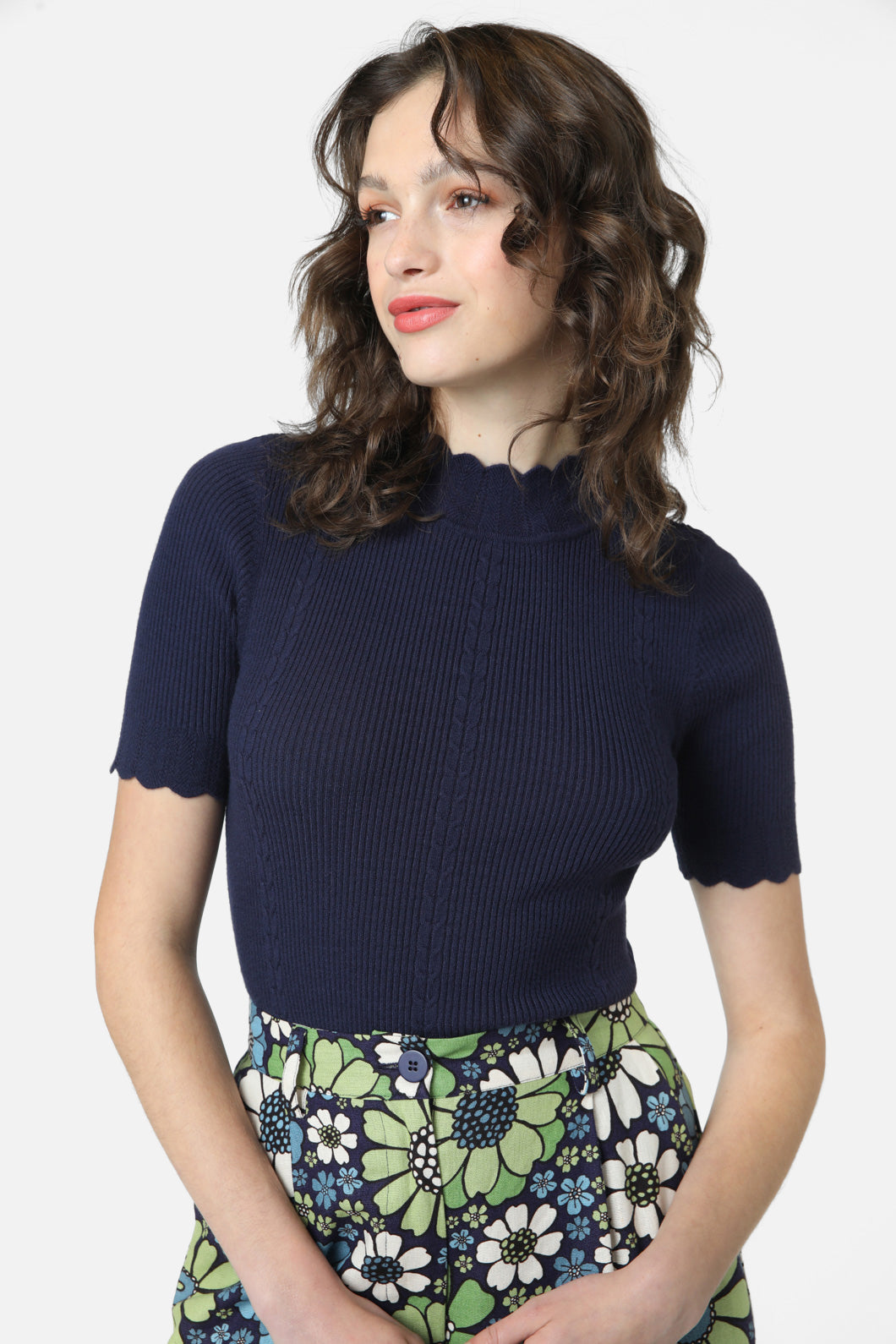 Princess Highway - Sophie Knit Top - navy