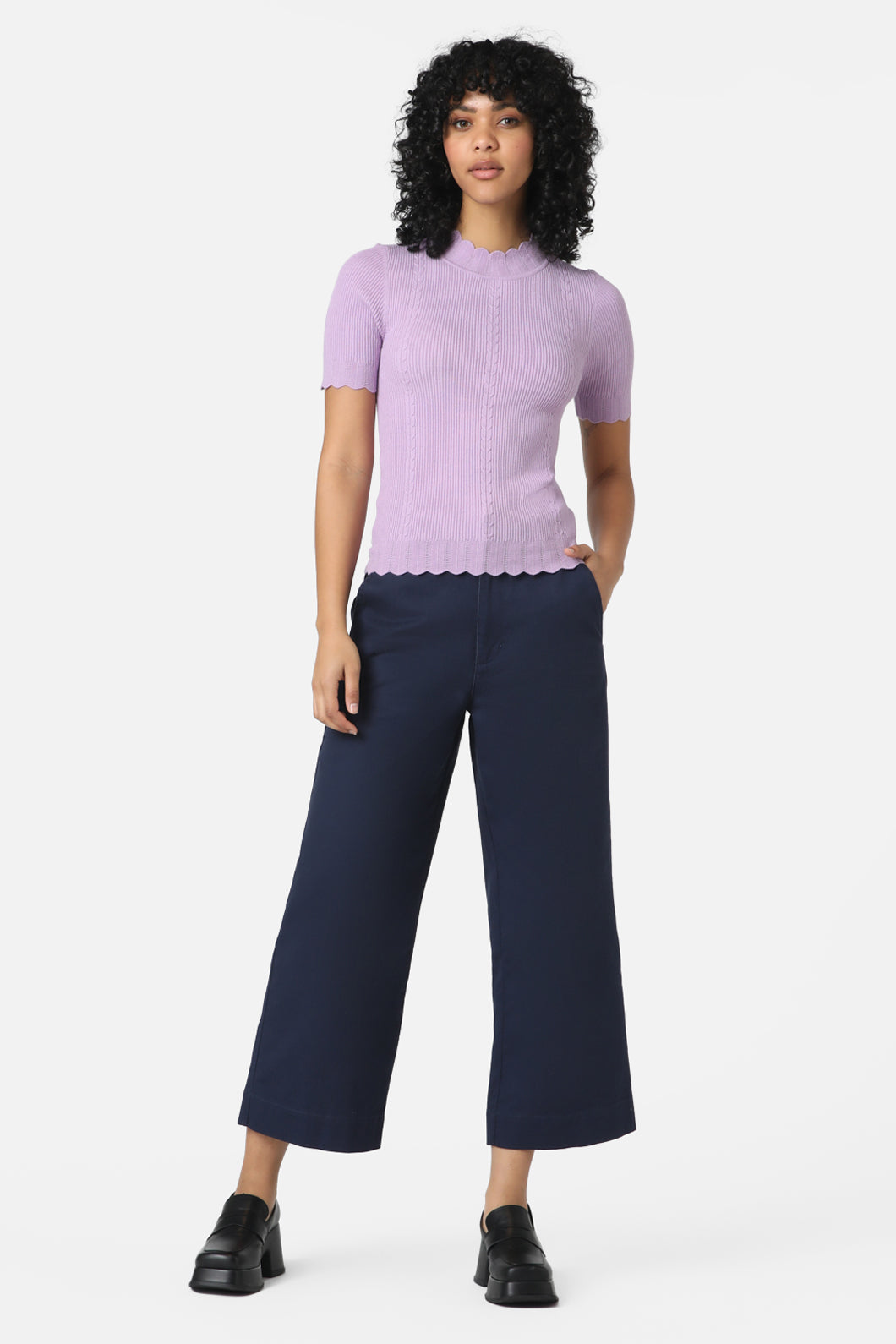 Princess Highway - Sophie Knit Top - lilac