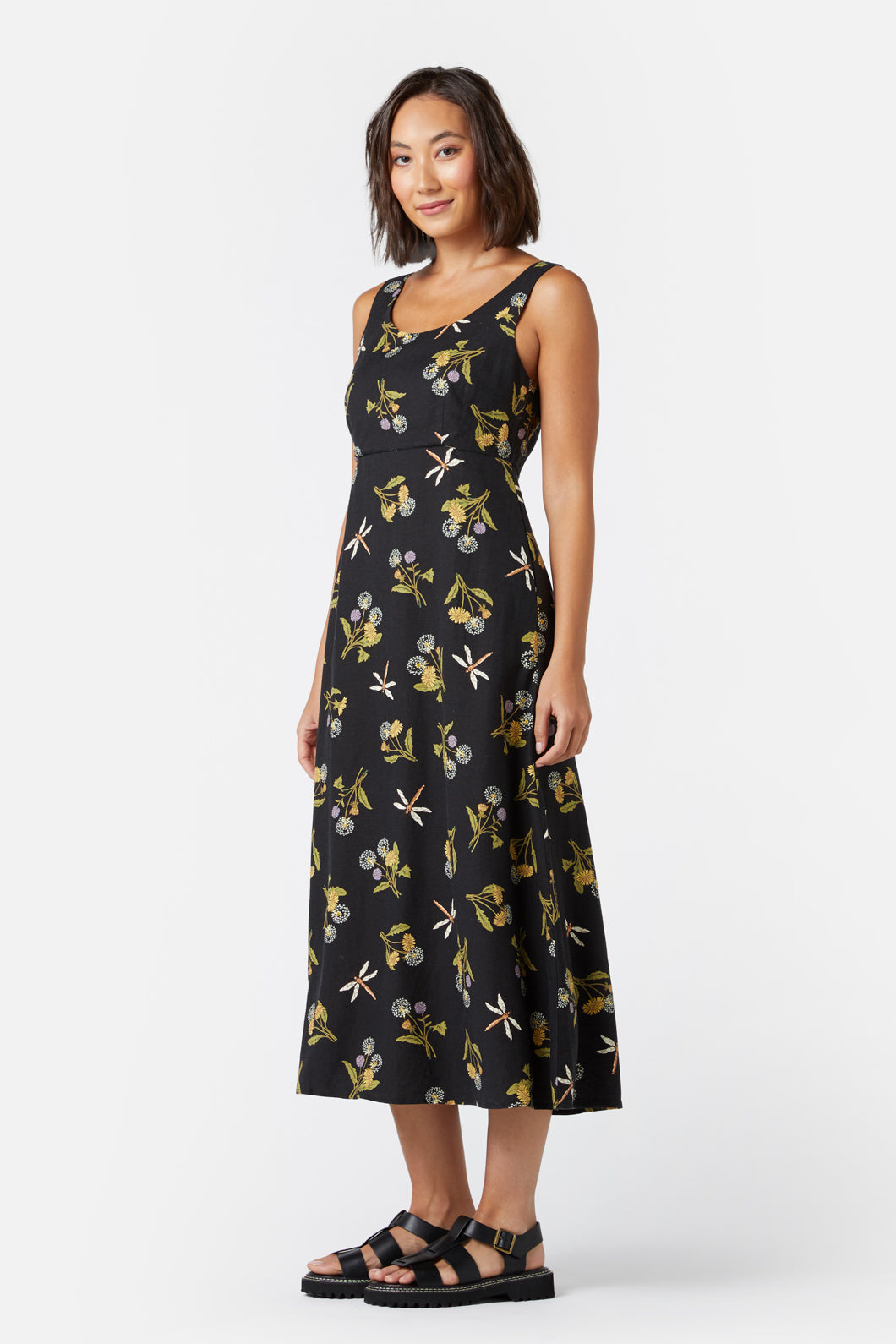 Princess Highway - Dandelion Dress - black