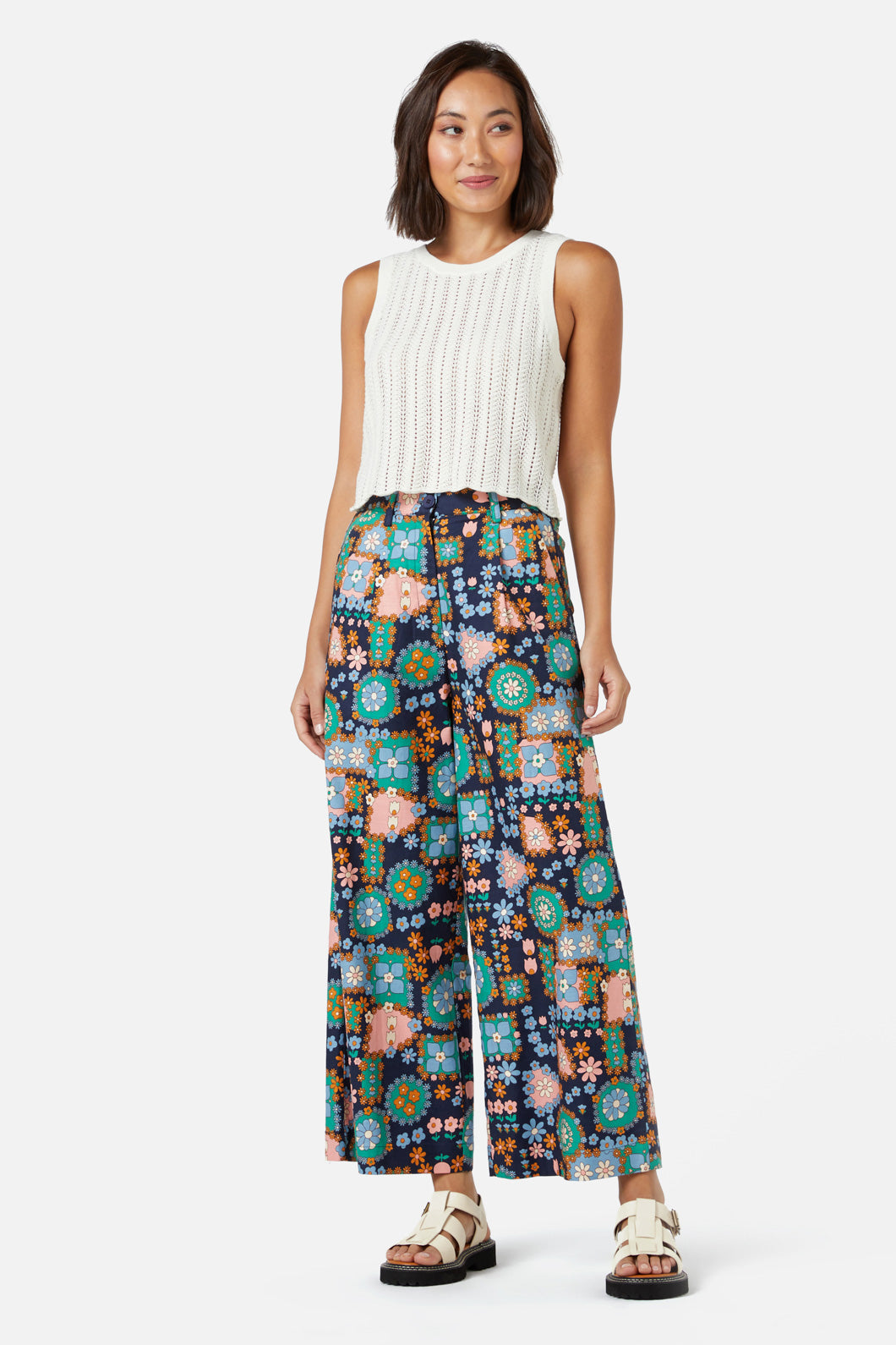 Princess Highway - Sunny Retro Pant - navy
