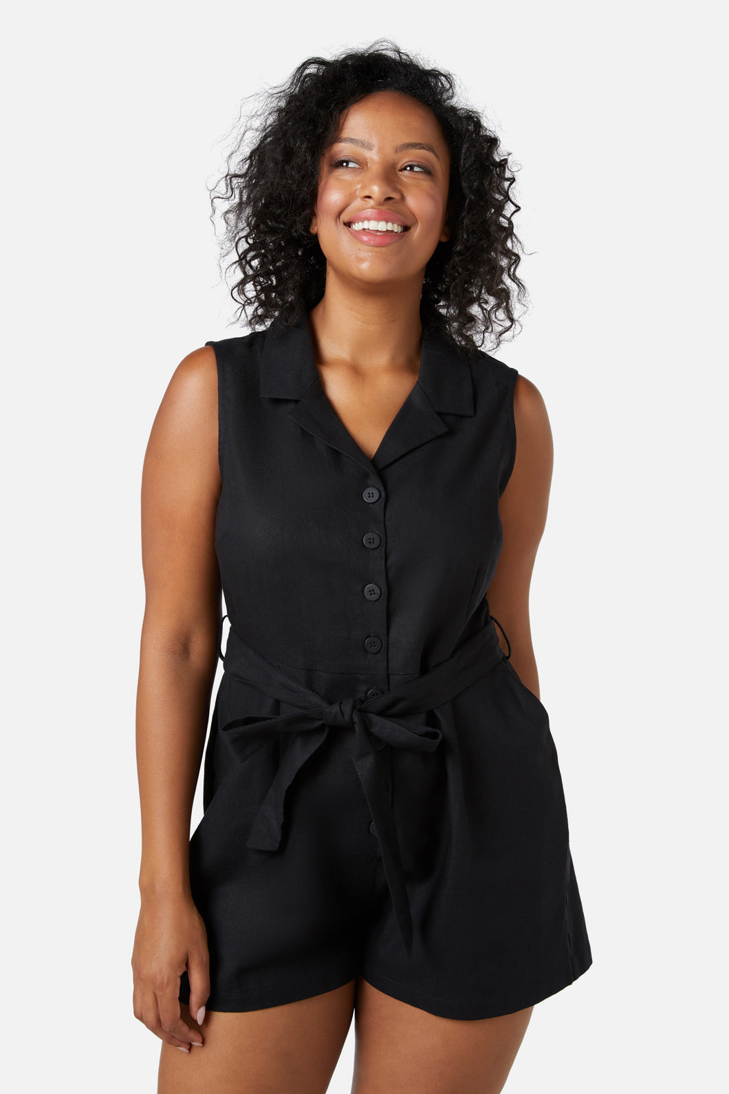 Princess Highway - Anthea Playsuit - black