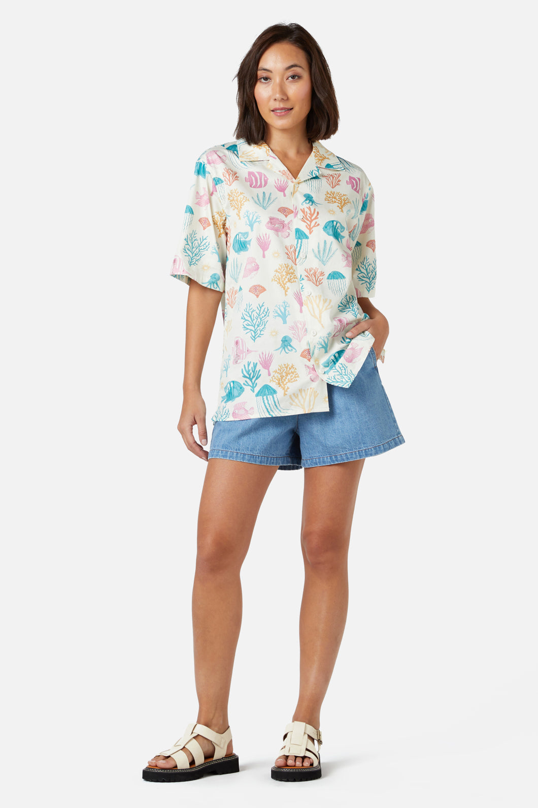 Princess Highway - Oceania Shirt - cream