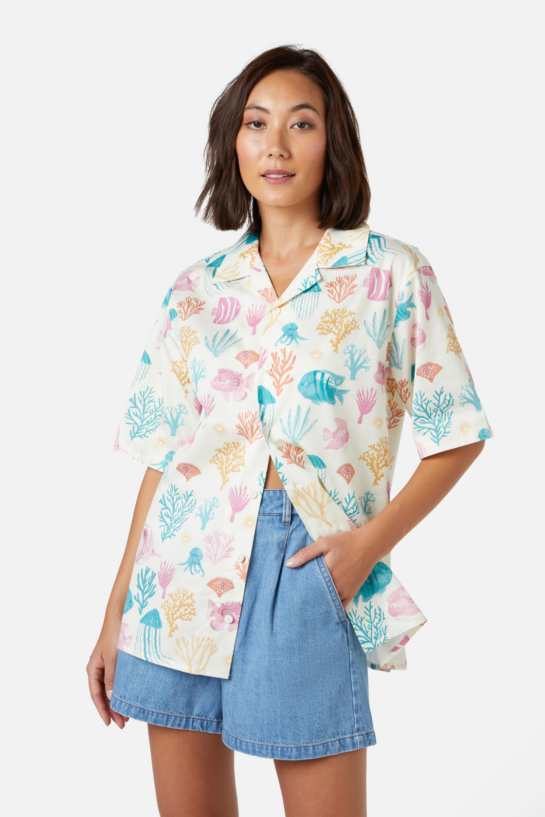 Princess Highway - Oceania Shirt - cream