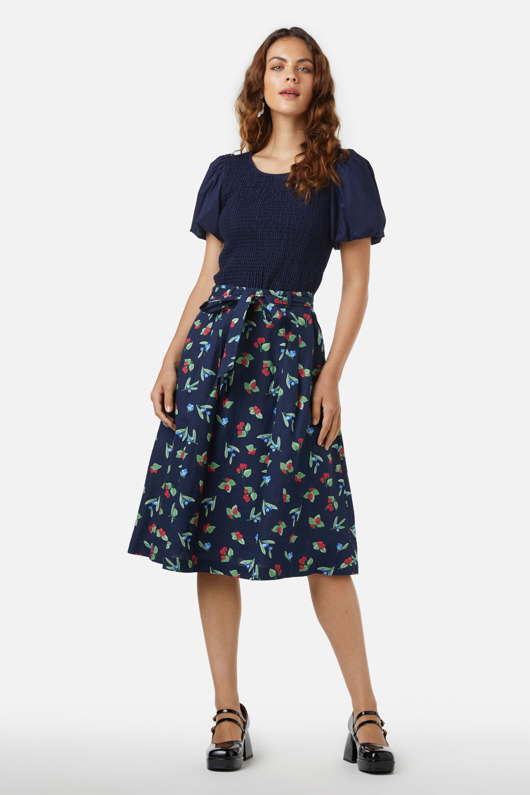 Princess Highway - Berry Skirt - navy
