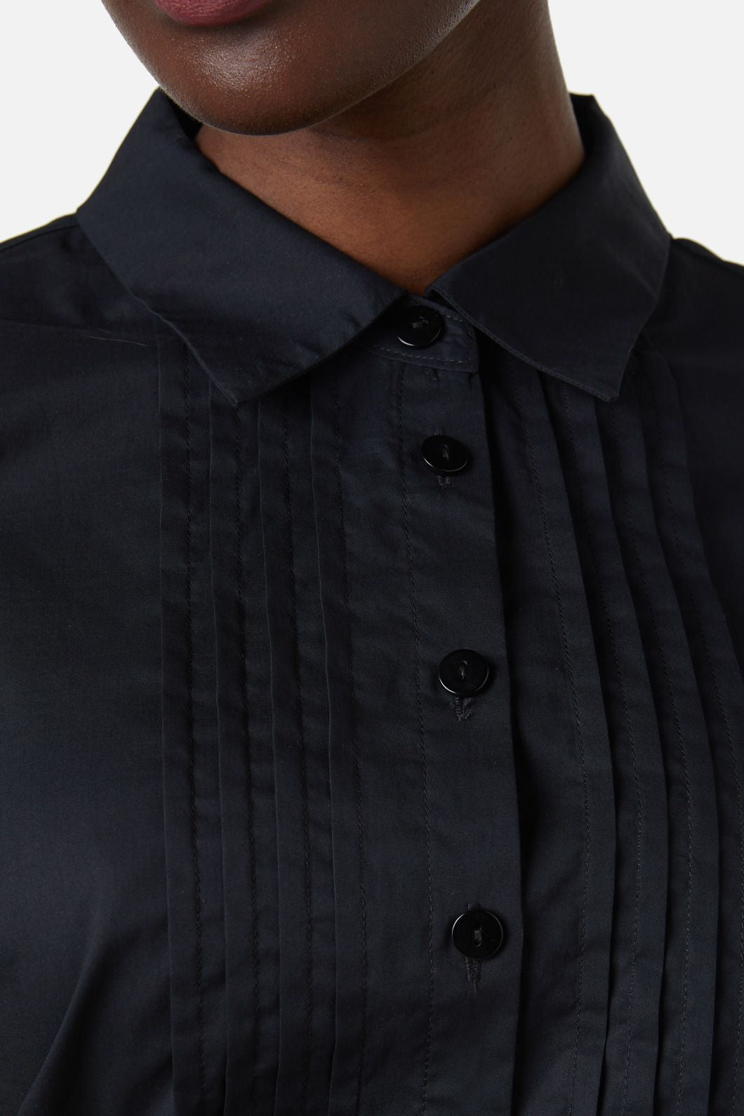 Princess Highway - Martha Pin Tuck Blouse - black