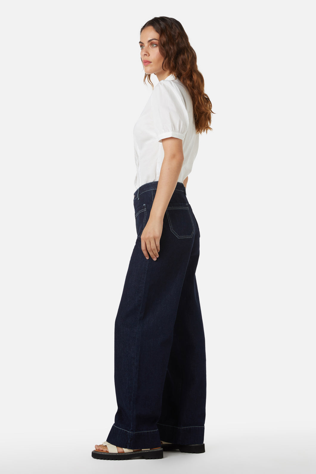 Princess Highway - Martha Pin Tuck Blouse - white