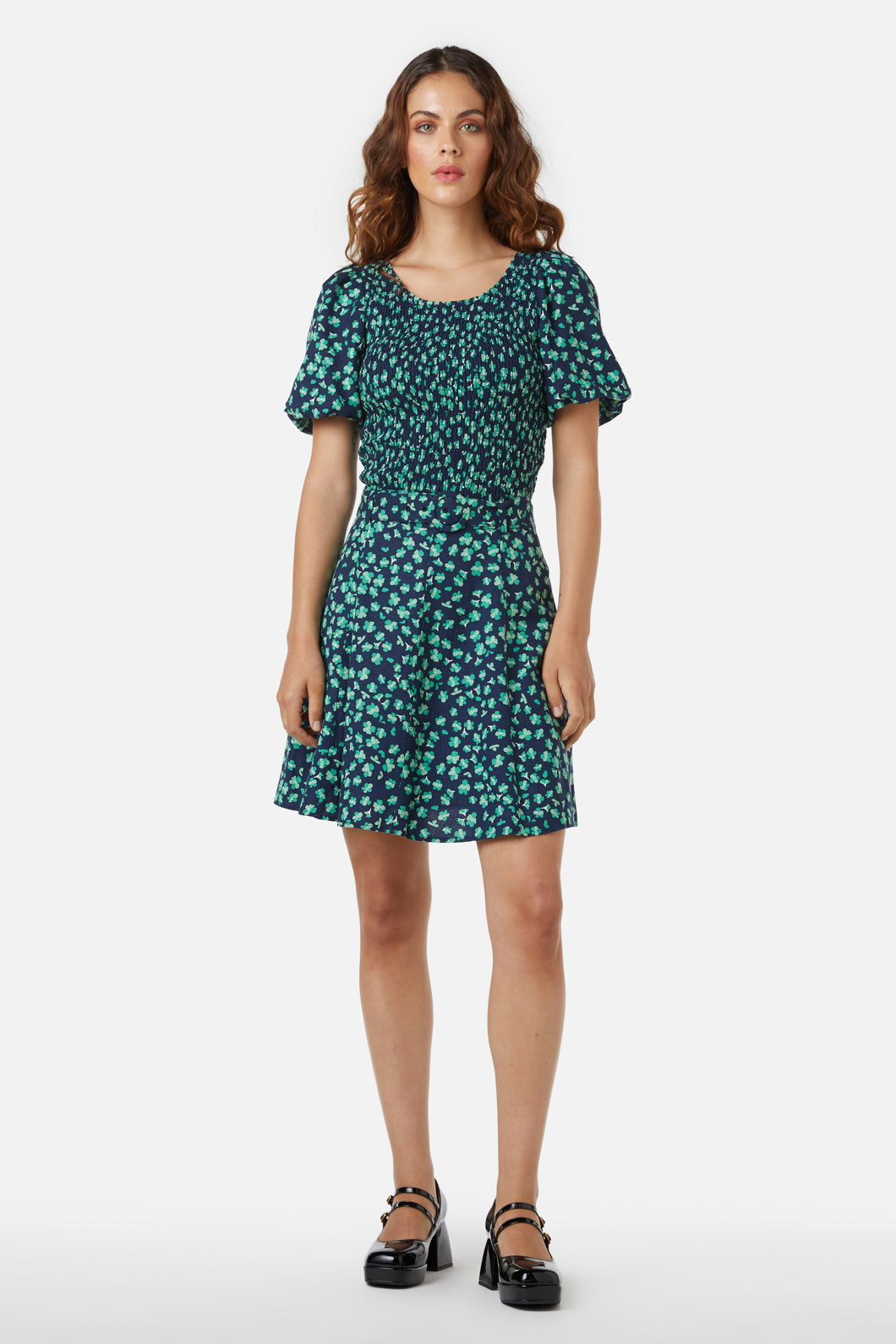 Princess Highway - Mille Fleur Skirt - navy