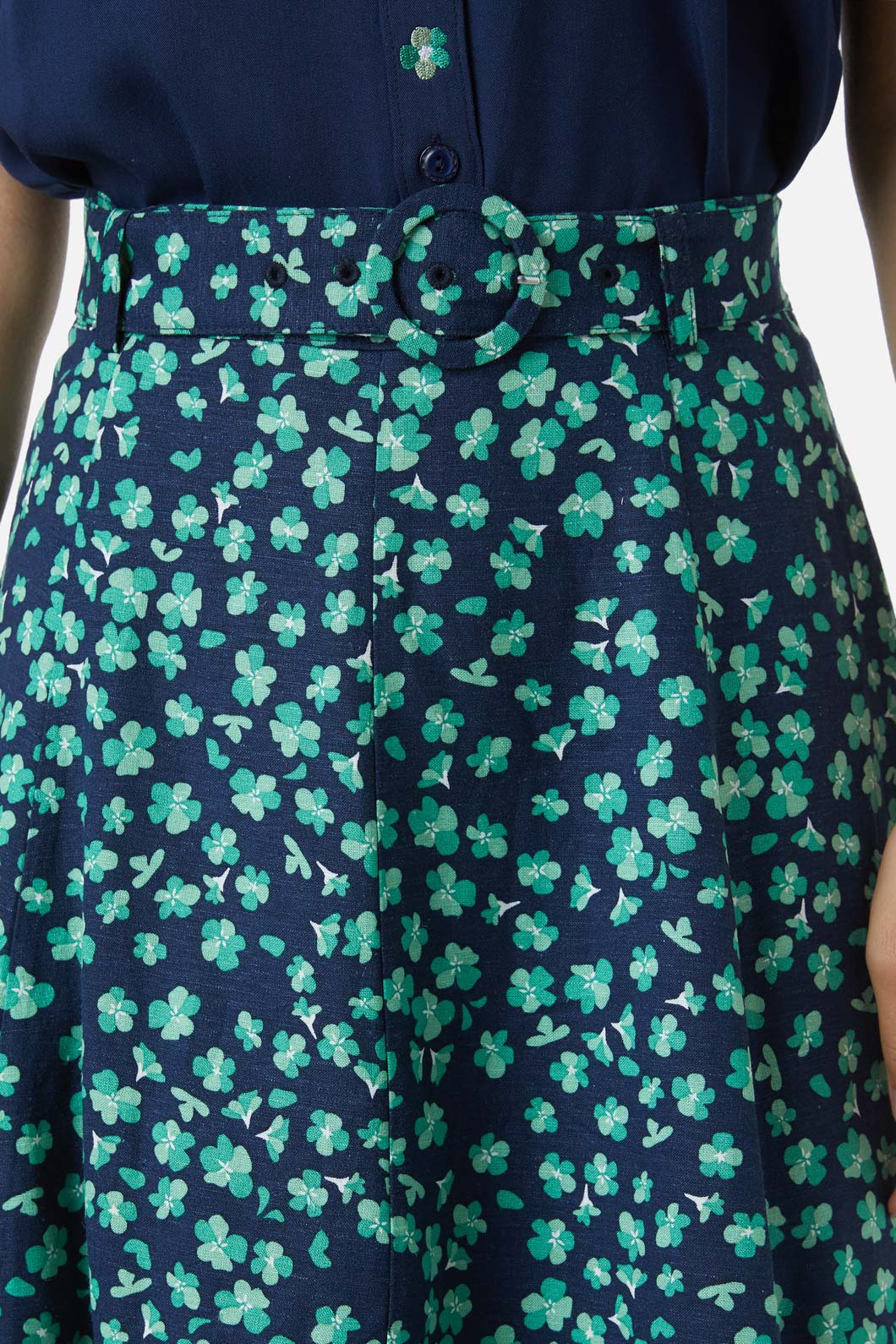 Princess Highway - Mille Fleur Skirt - navy