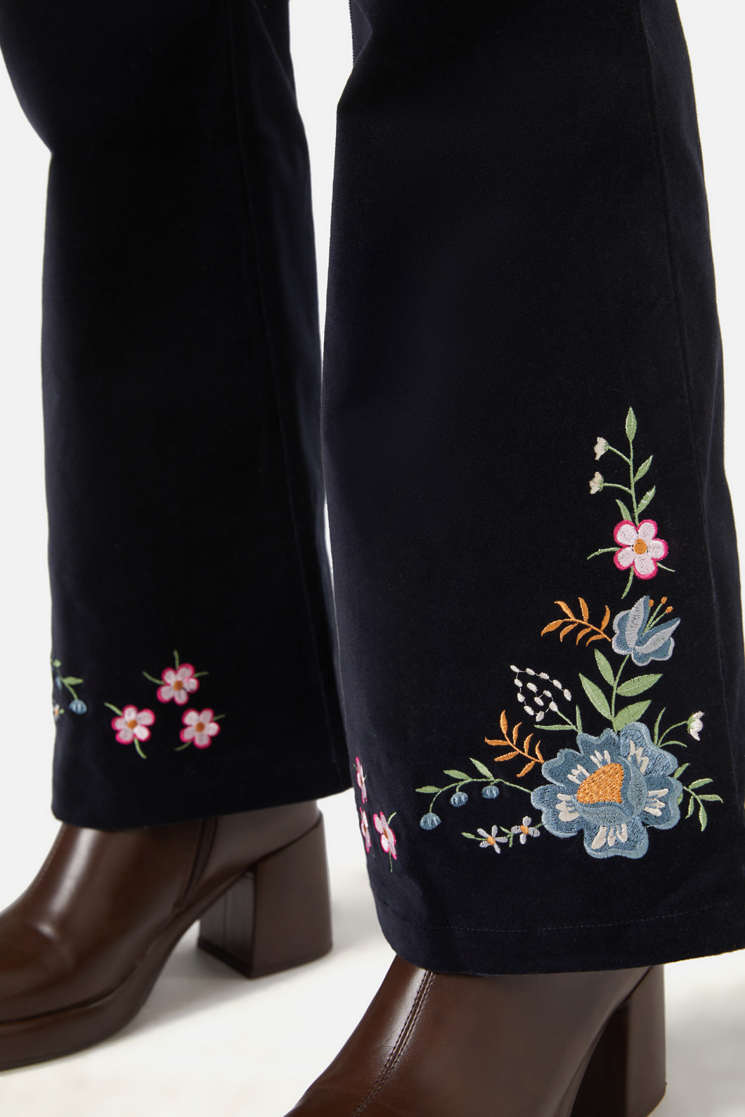 Princess Highway - Agnes Velvet Jean - navy