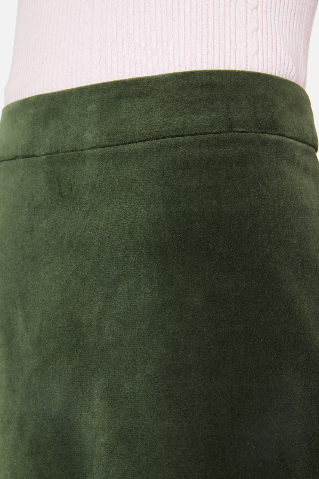 Princess Highway - Rachel Velvet Skirt - forest