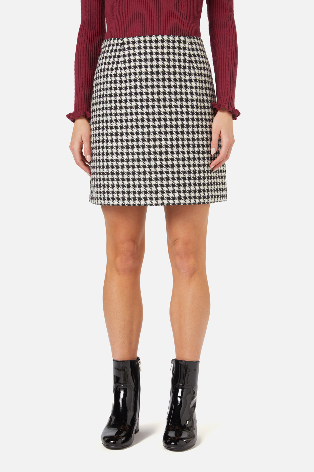 Princess Highway - Blake Check Skirt - black