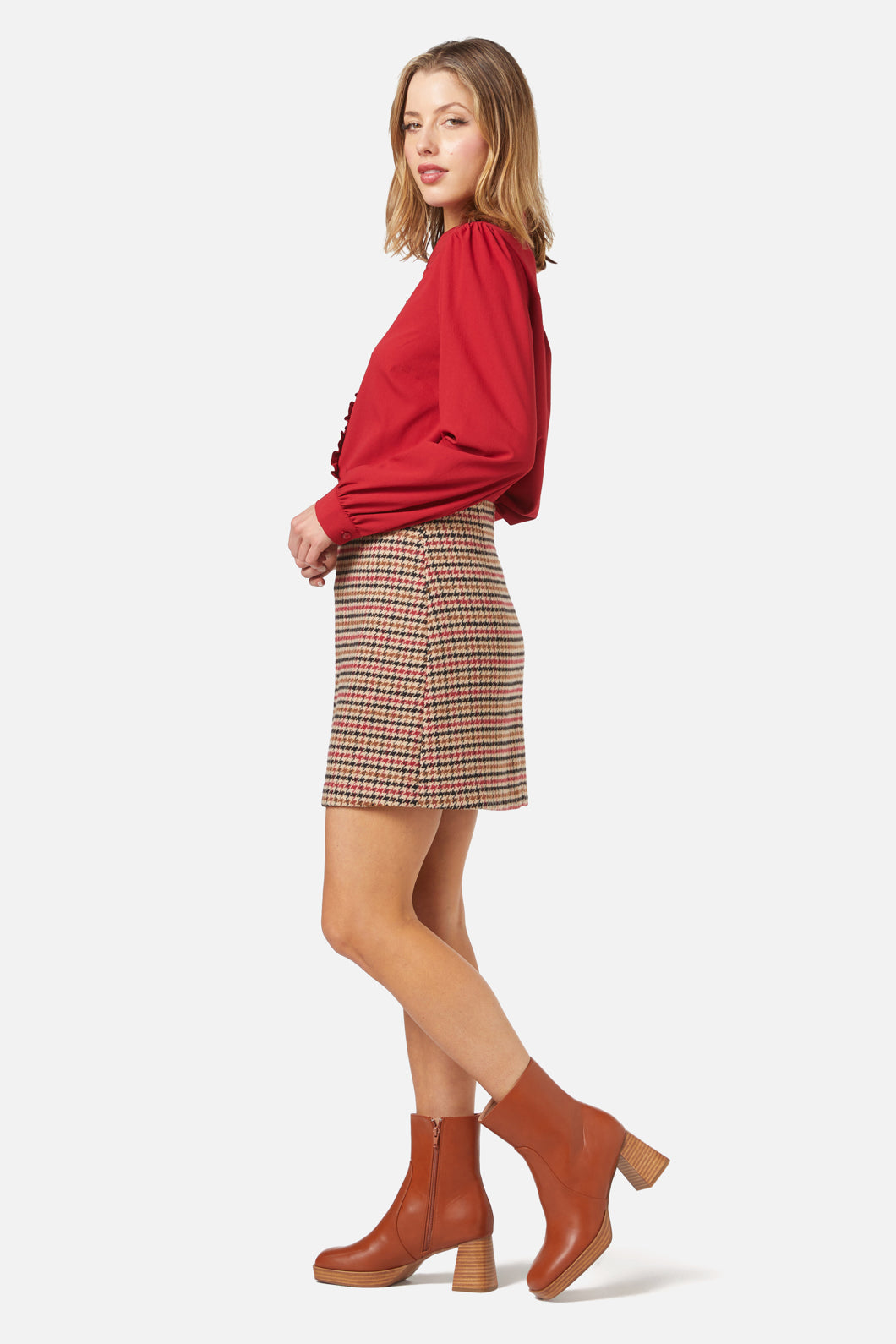 Princess Highway - Daphne Blouse - cherry