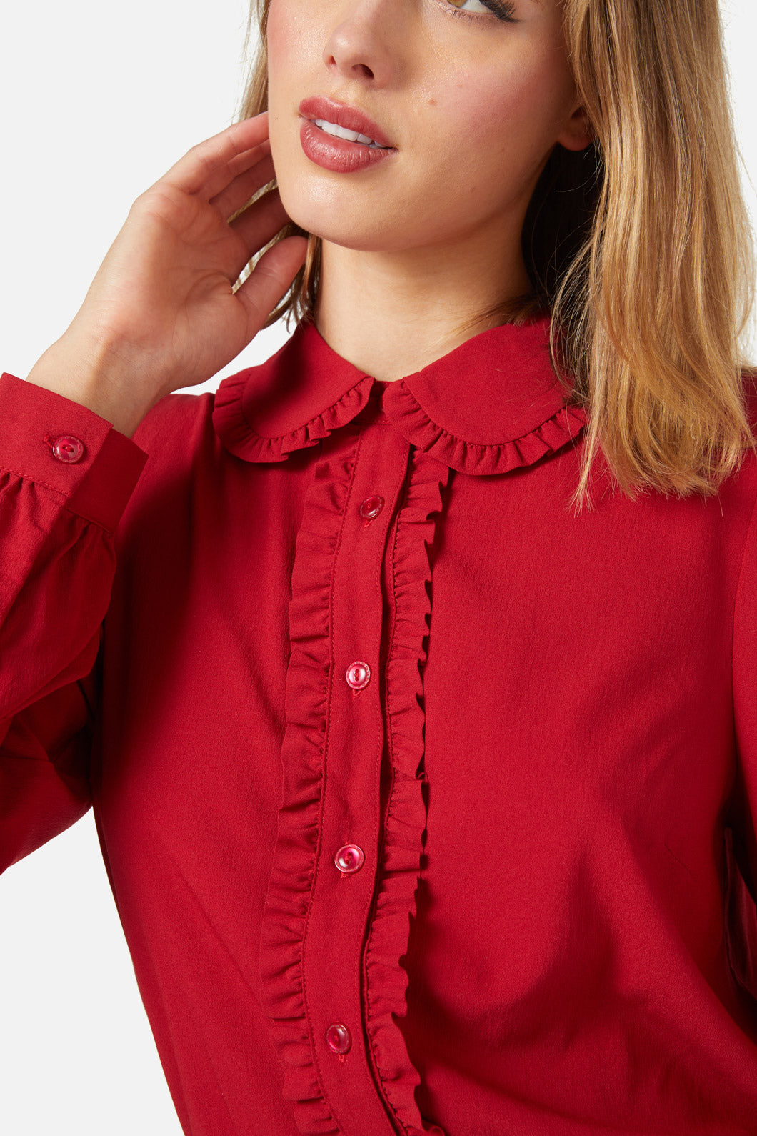 Princess Highway - Daphne Blouse - cherry