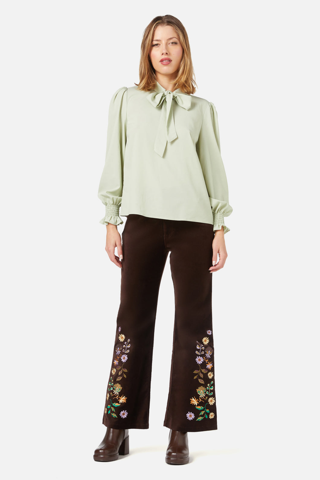 Princess Highway - Lacey Top - green