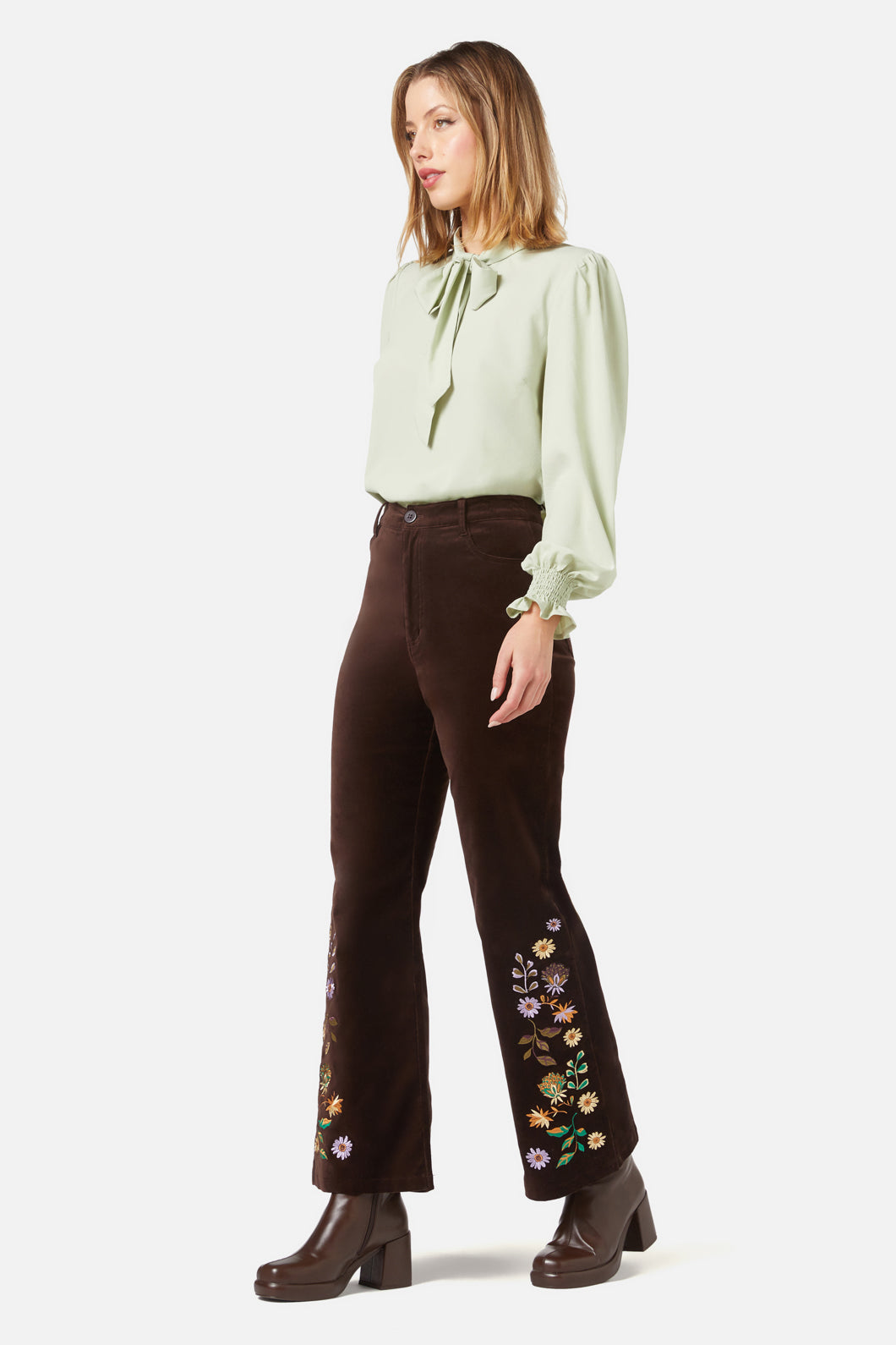 Princess Highway - Lacey Top - green