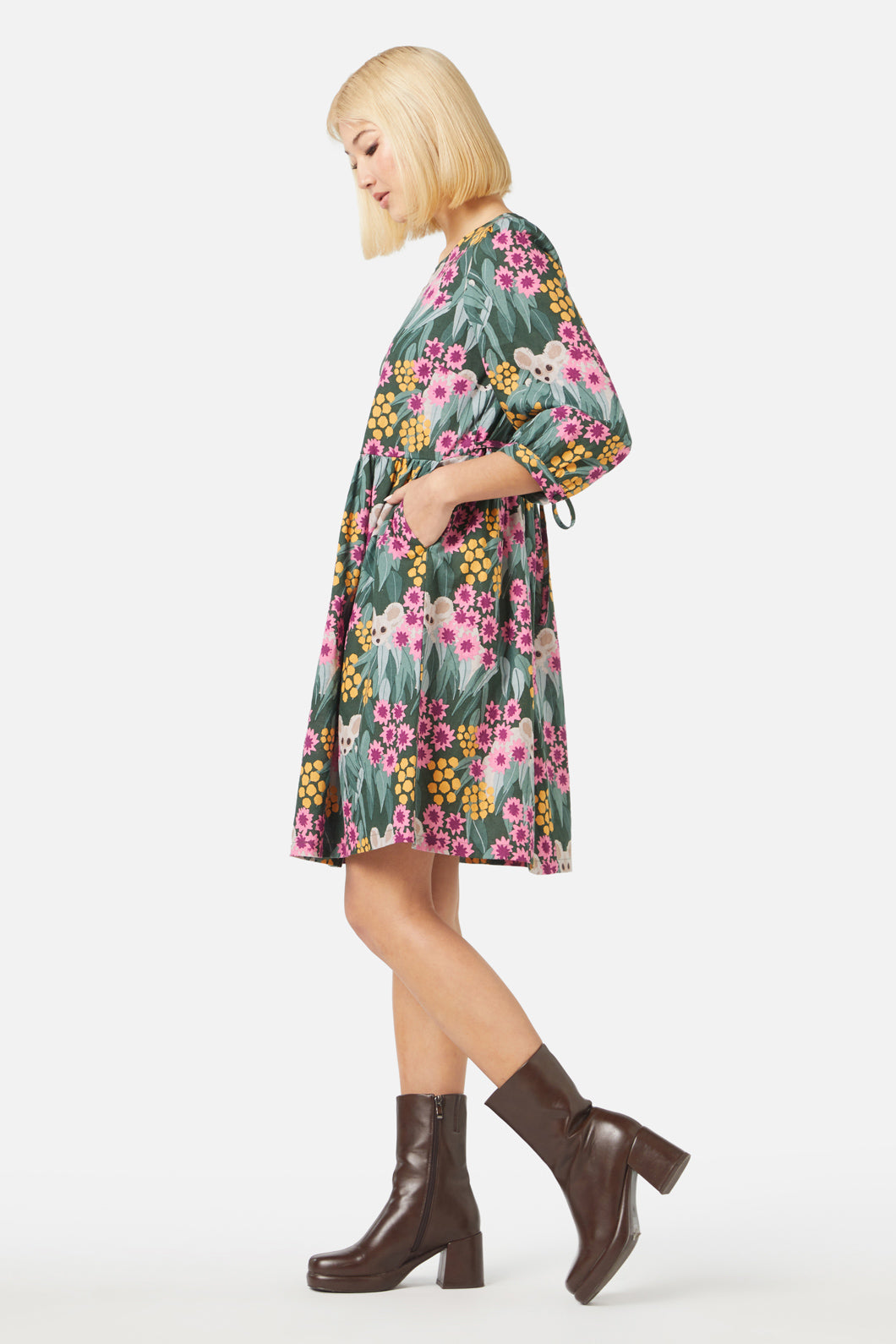 Princess Highway - Greater Glider Dress - green