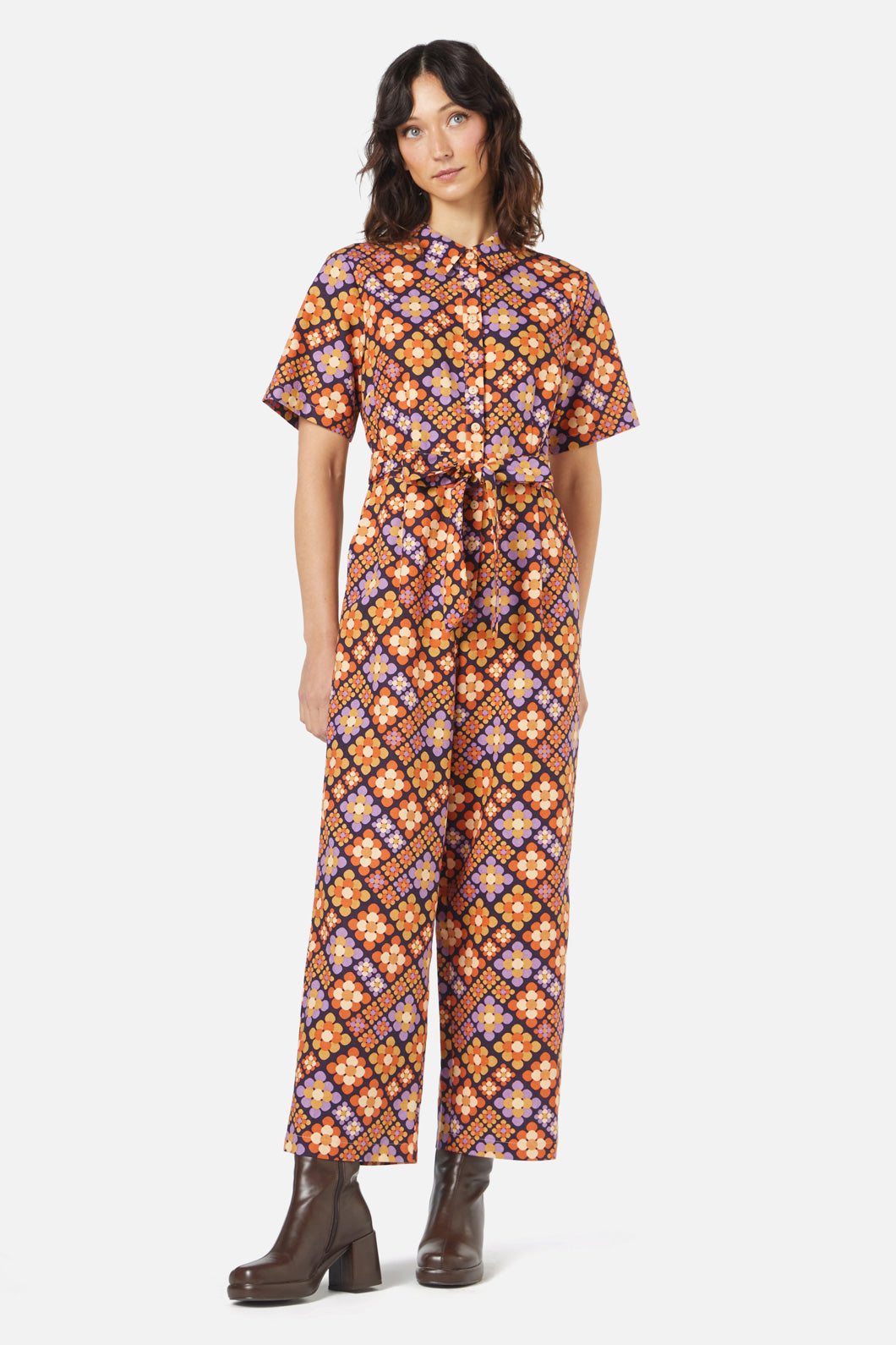 Princess Highway - Peggy Jumpsuit - orange