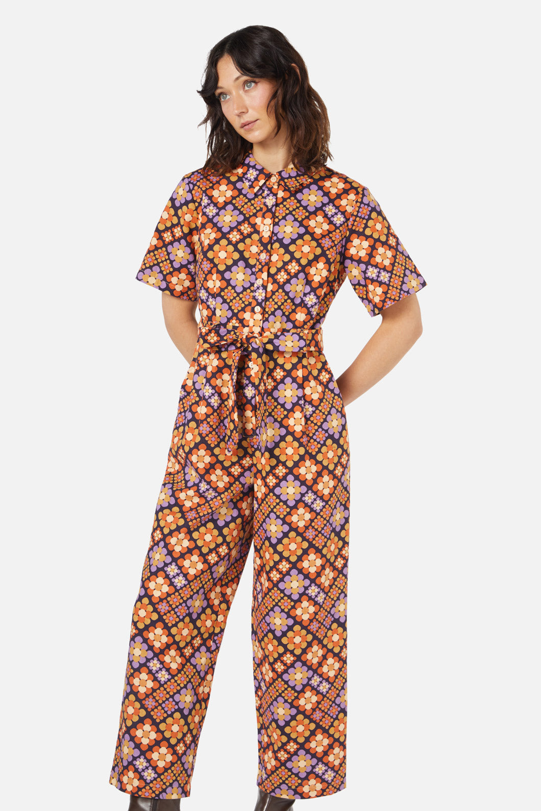 Princess Highway - Peggy Jumpsuit - orange