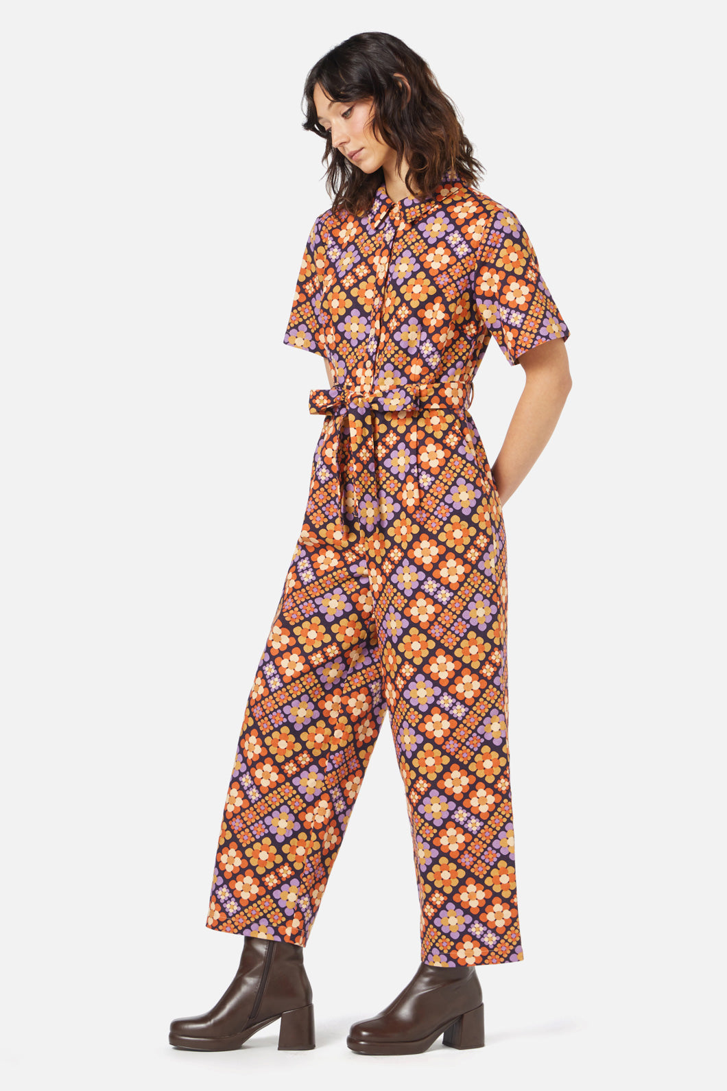 Princess Highway - Peggy Jumpsuit - orange