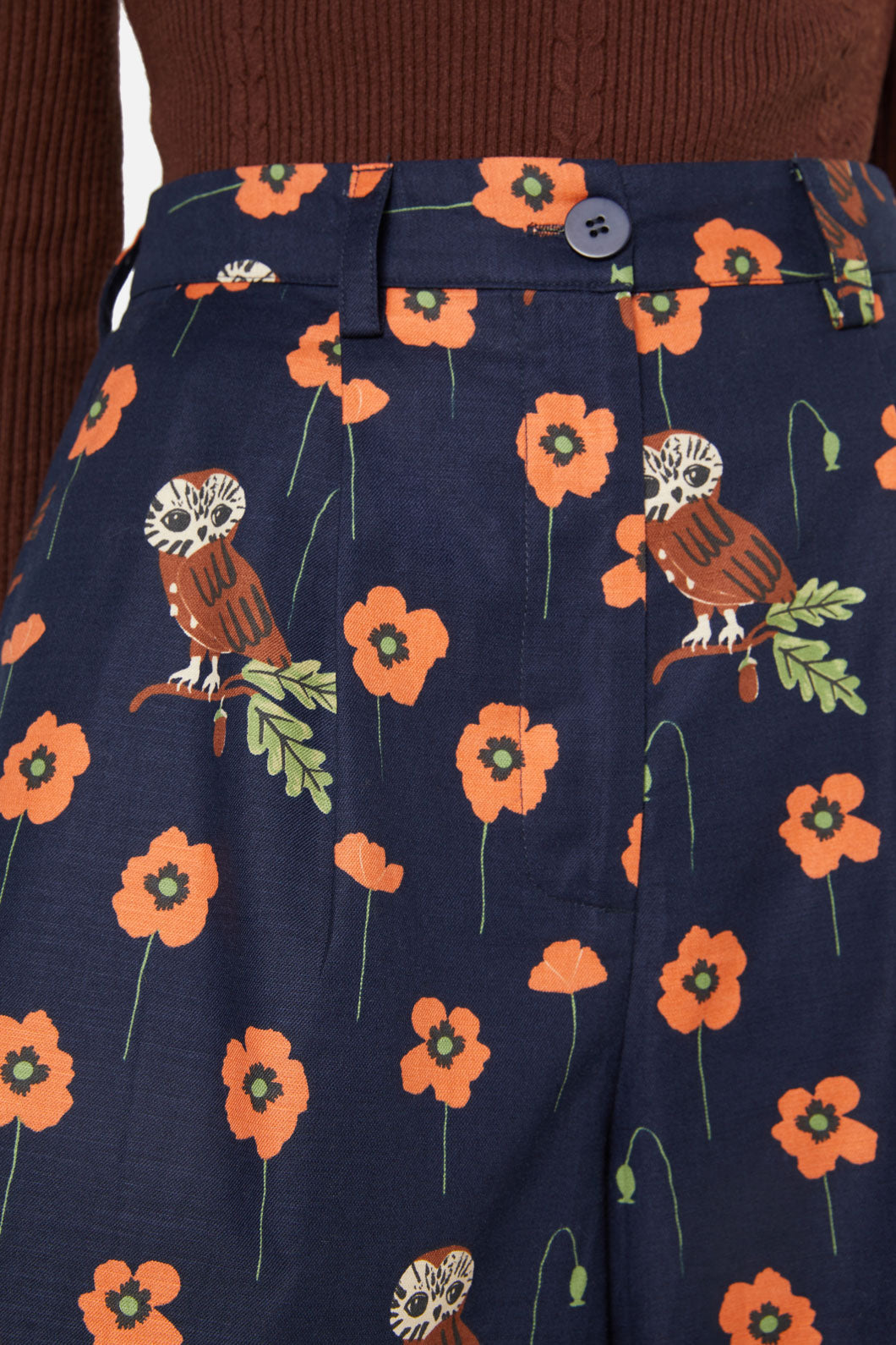Princess Highway - Poppy Owl Skort - navy