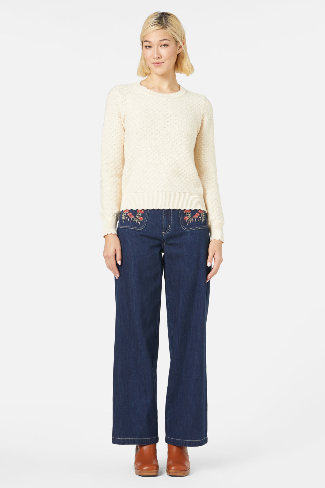 Princess Highway - Paige Sweater - cream