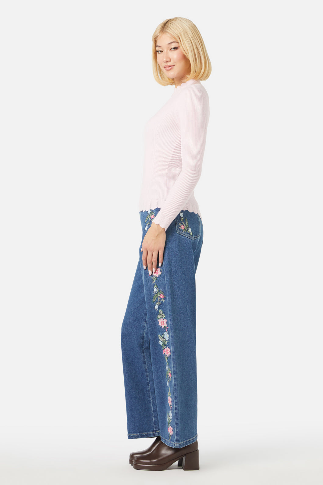 Princess Highway - Sophie L/S Knit Top - pink