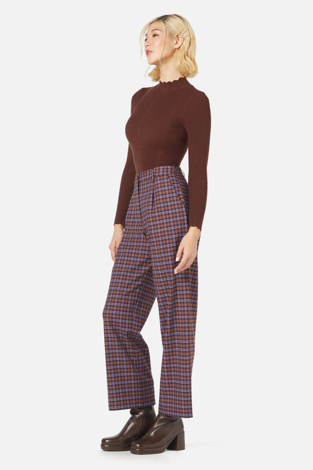 Princess Highway - Sophie L/S Knit Top - chocolate