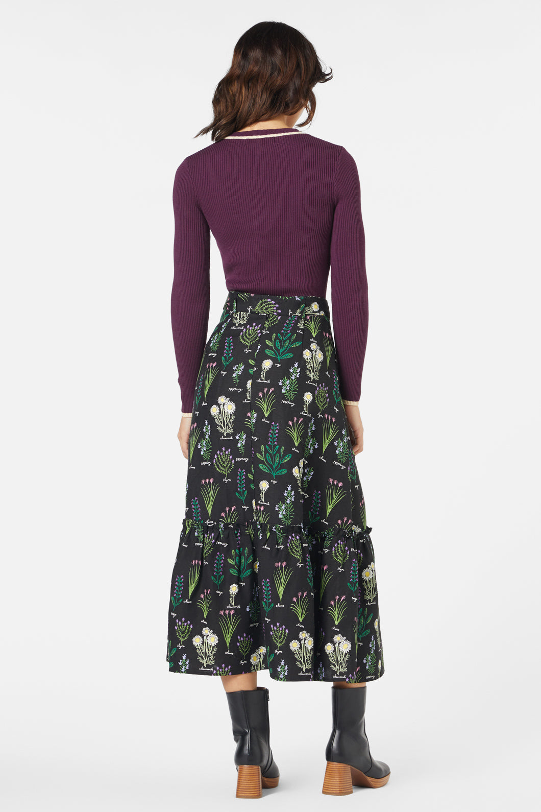 Princess Highway - Fifi Knit Top - mulberry