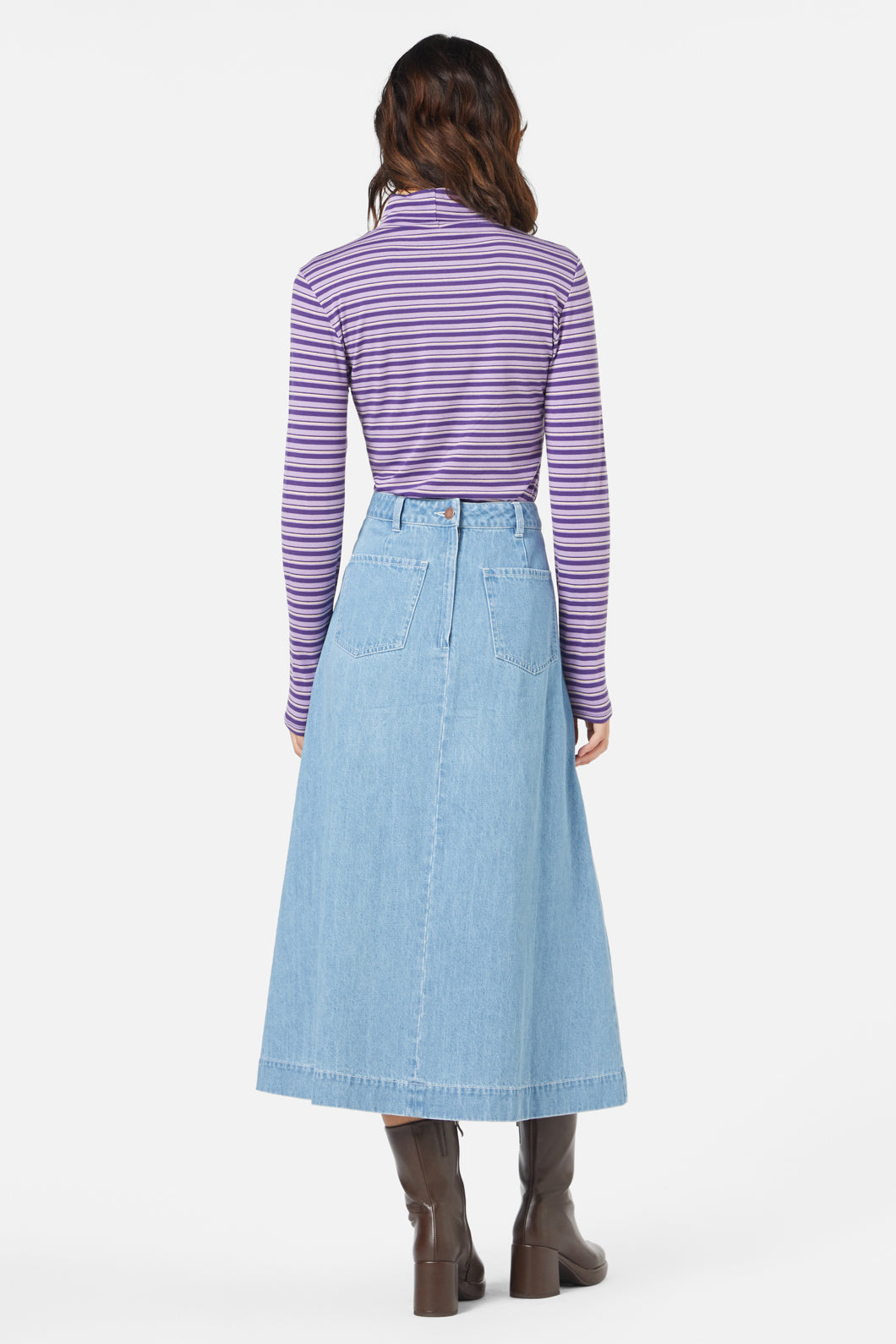 Princess Highway - Jessie Stripe Top - purple