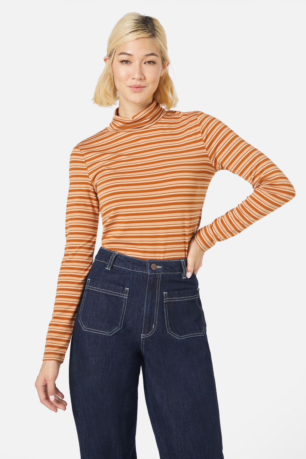 Princess Highway - Jessie Stripe Top - brown