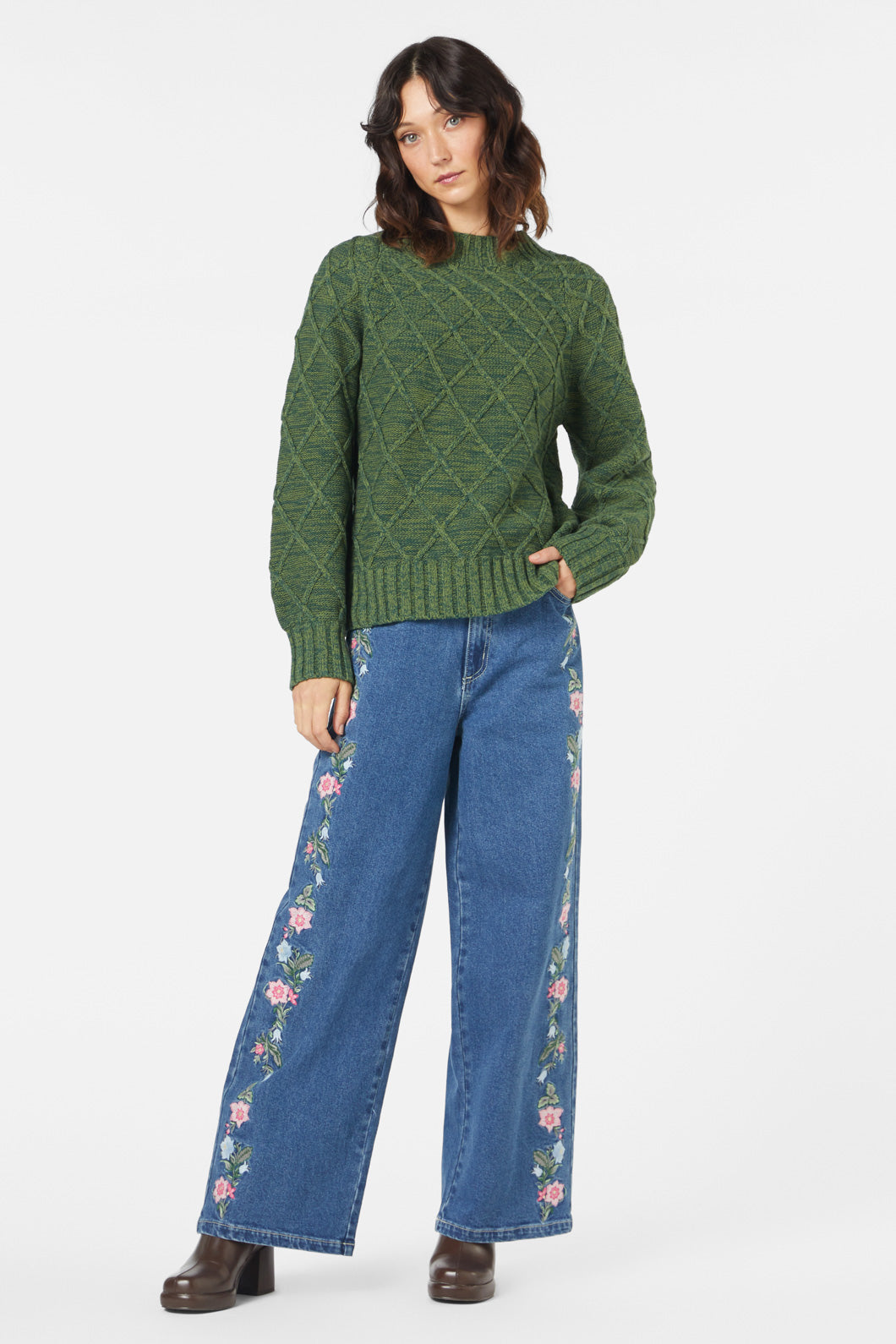 Princess Highway - Quinn Sweater - green