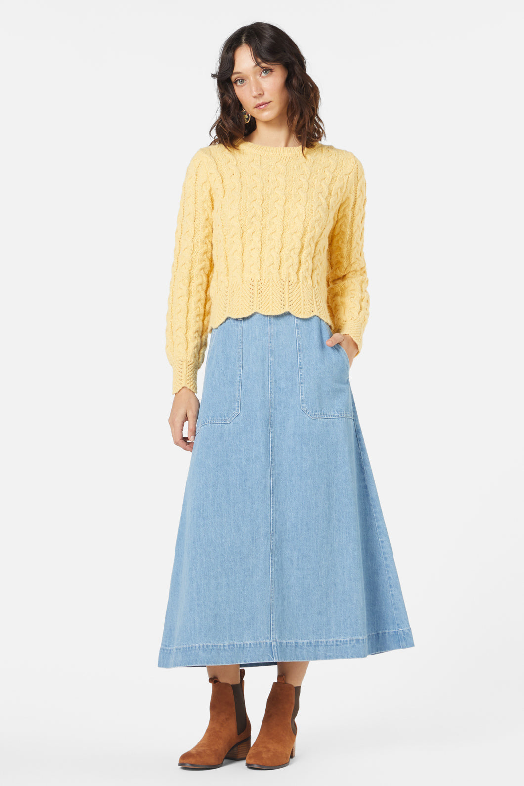 Princess Highway - Sandy Sweater - banana