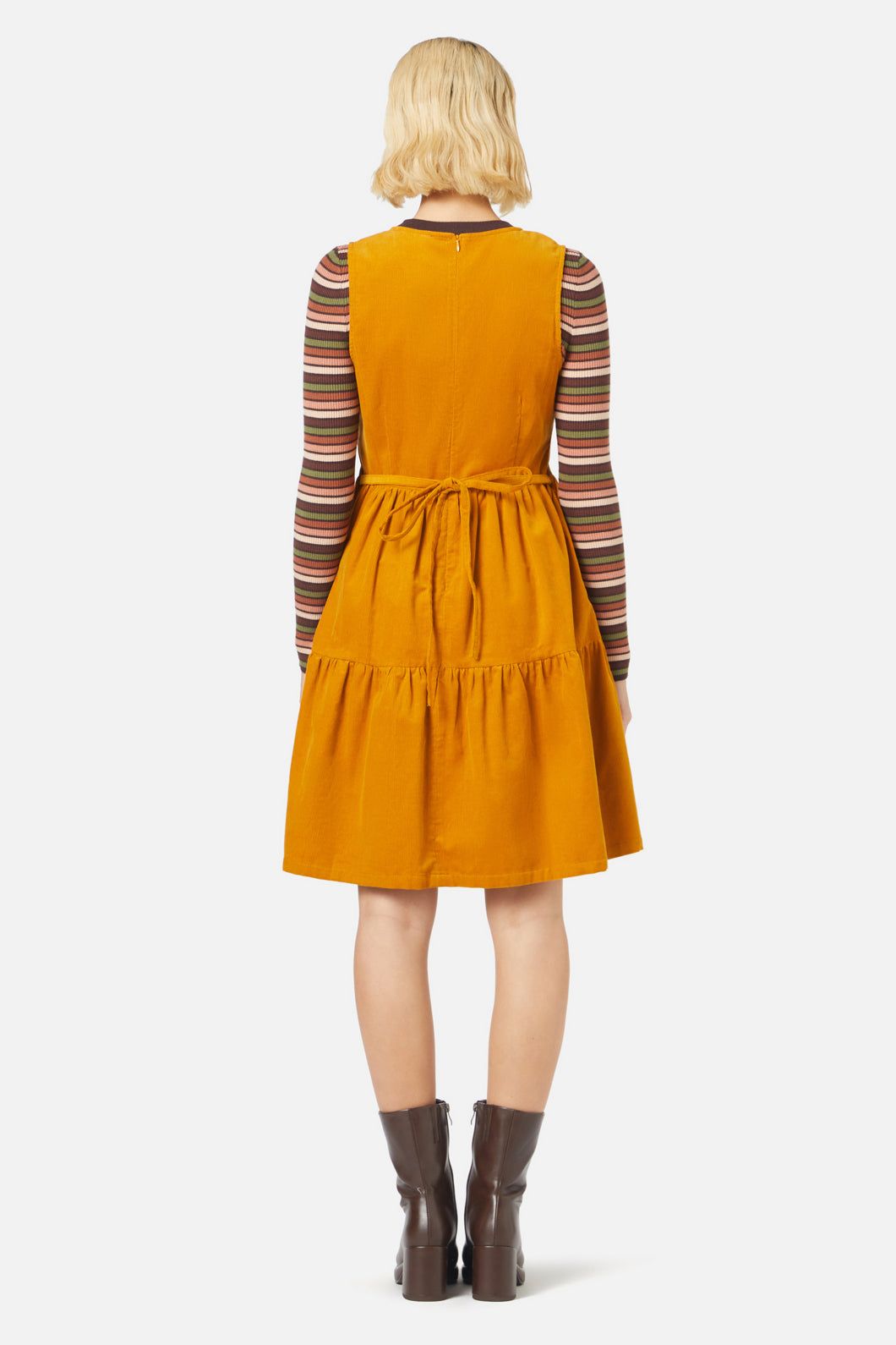 Princess Highway - Dawn Cord Pinny - mustard