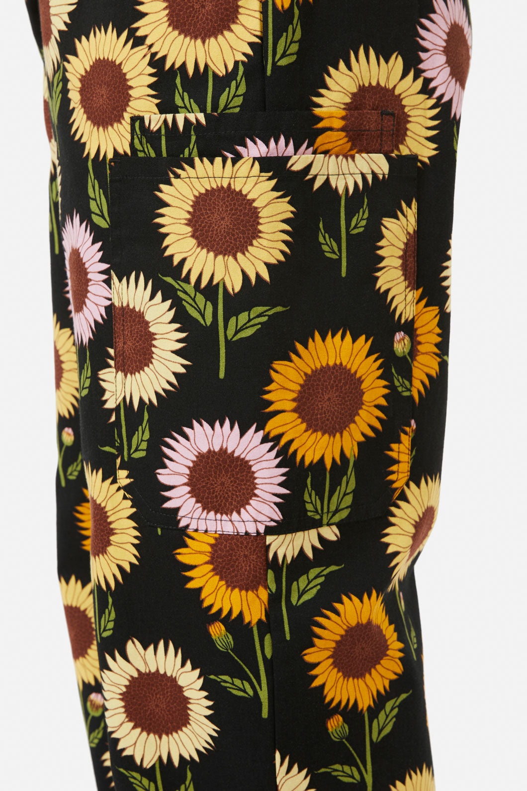 Princess Highway - Sunflower Scrub Set - black