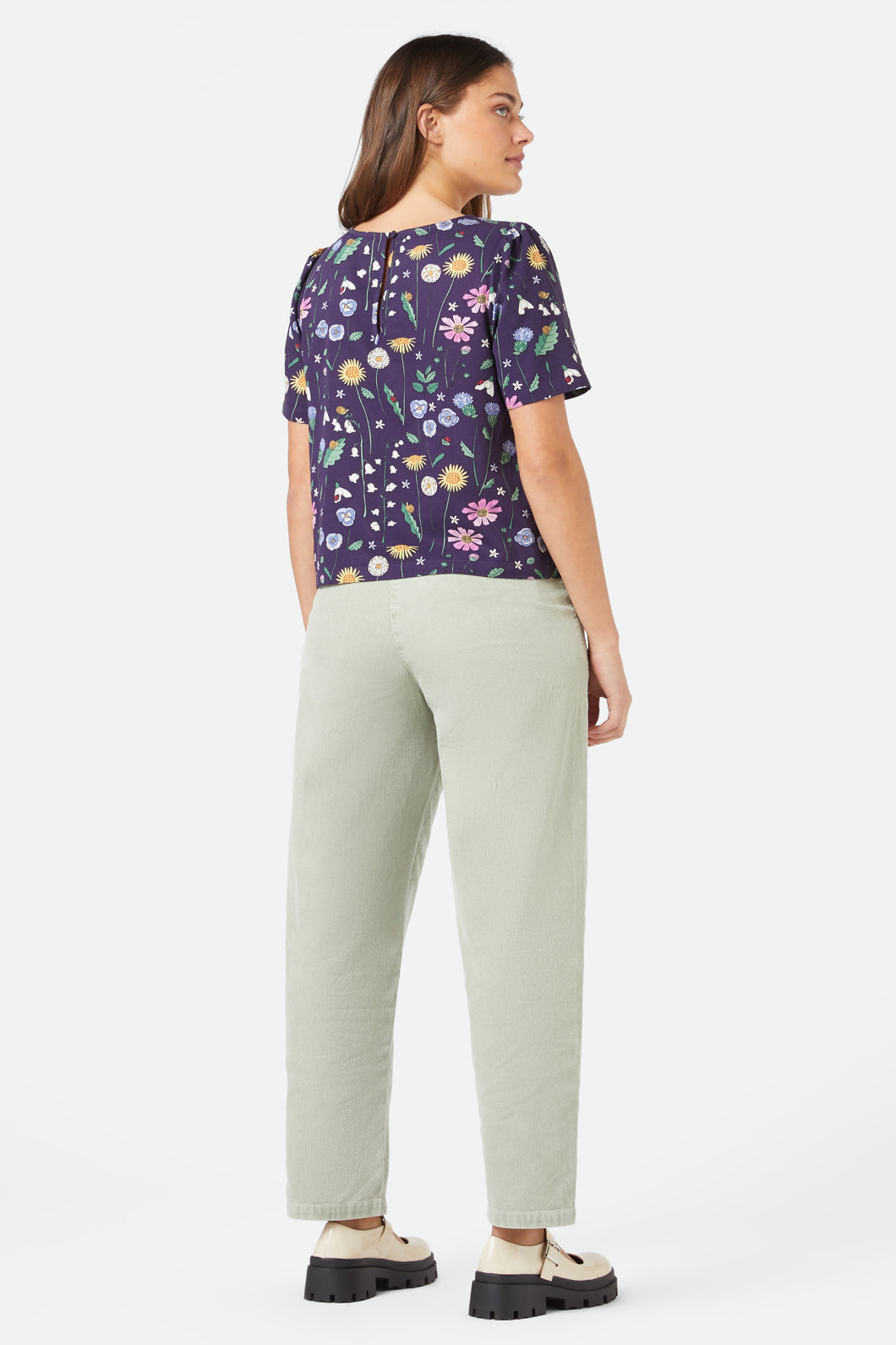 Princess Highway - Spring Garden Top - navy