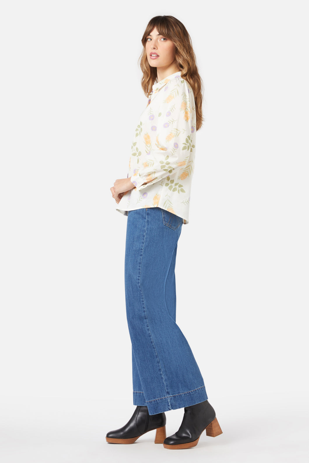 Princess Highway - Wild Flower Shirt - cream