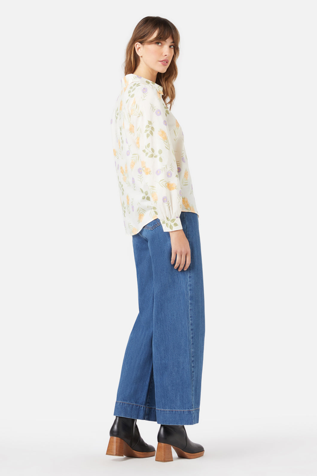 Princess Highway - Wild Flower Shirt - cream