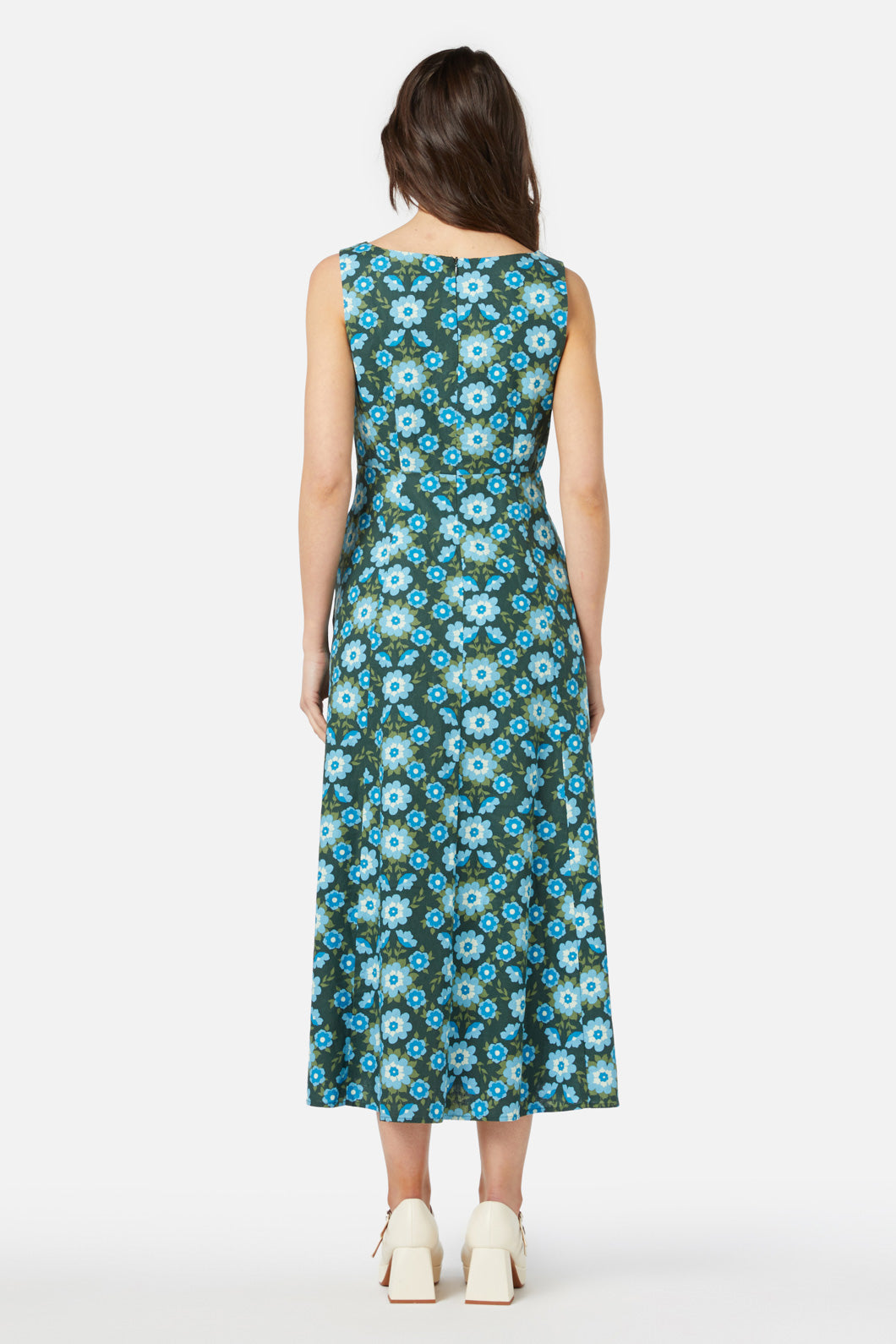 Princess Highway - Folk Floral Midi Dress - green