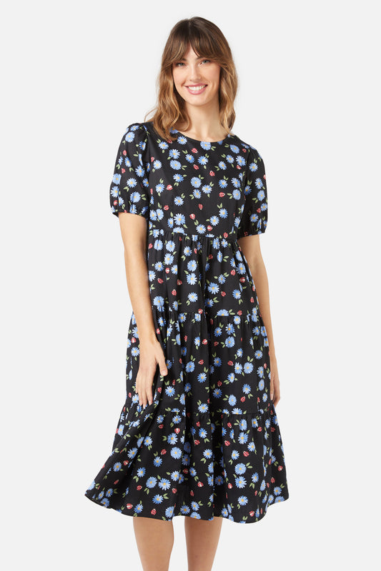 Princess Highway - Ladybird Midi Dress - black