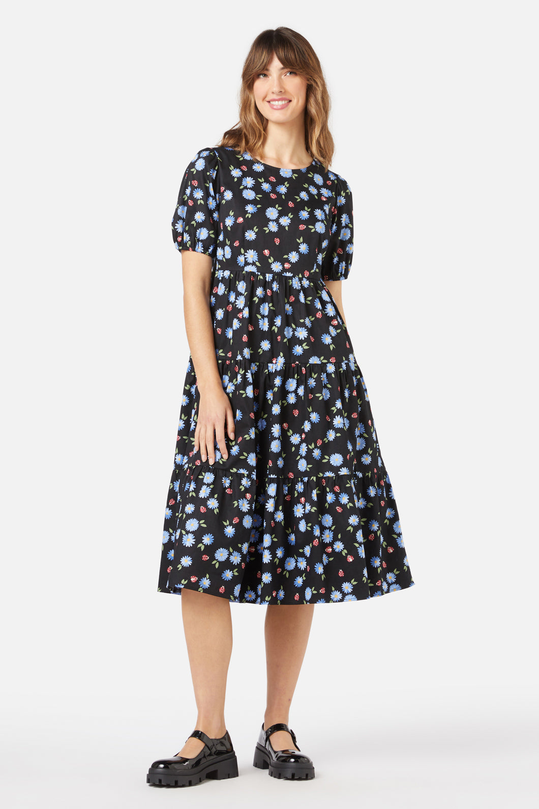 Princess Highway - Ladybird Midi Dress - black